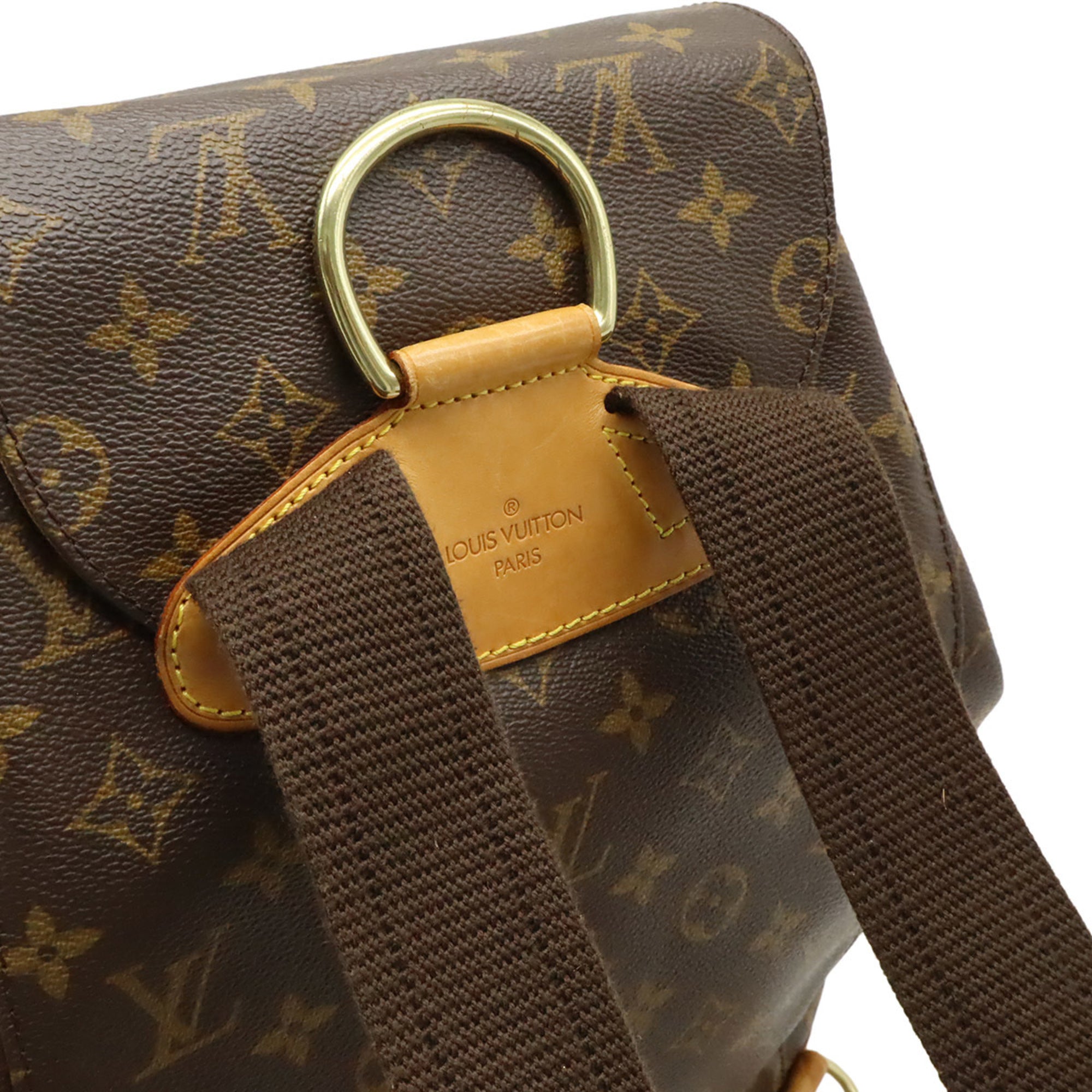 Louis Vuitton Monogram Brown Monogram Backpack Shoulder Bag (Pre-Owned)