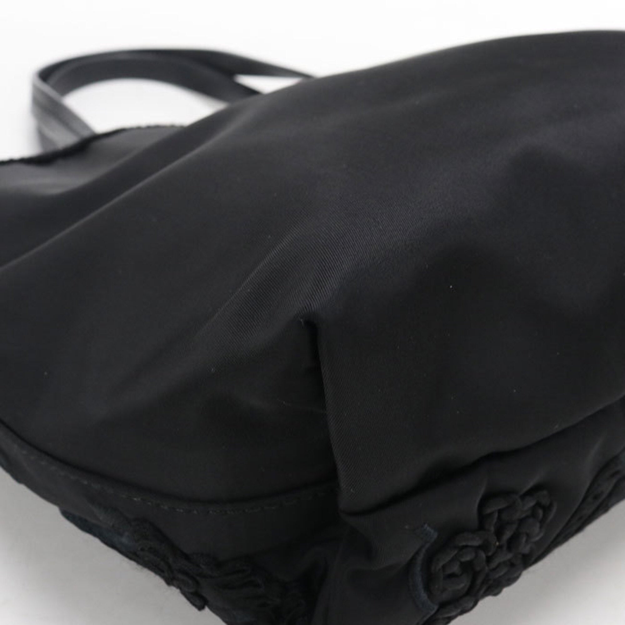 Salvatore Ferragamo Black Nylon Tote Bag (Pre-Owned)