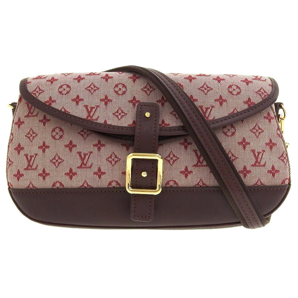 Louis Vuitton Cherry Red Color Monogram Shoulder Bag (Pre-Owned)