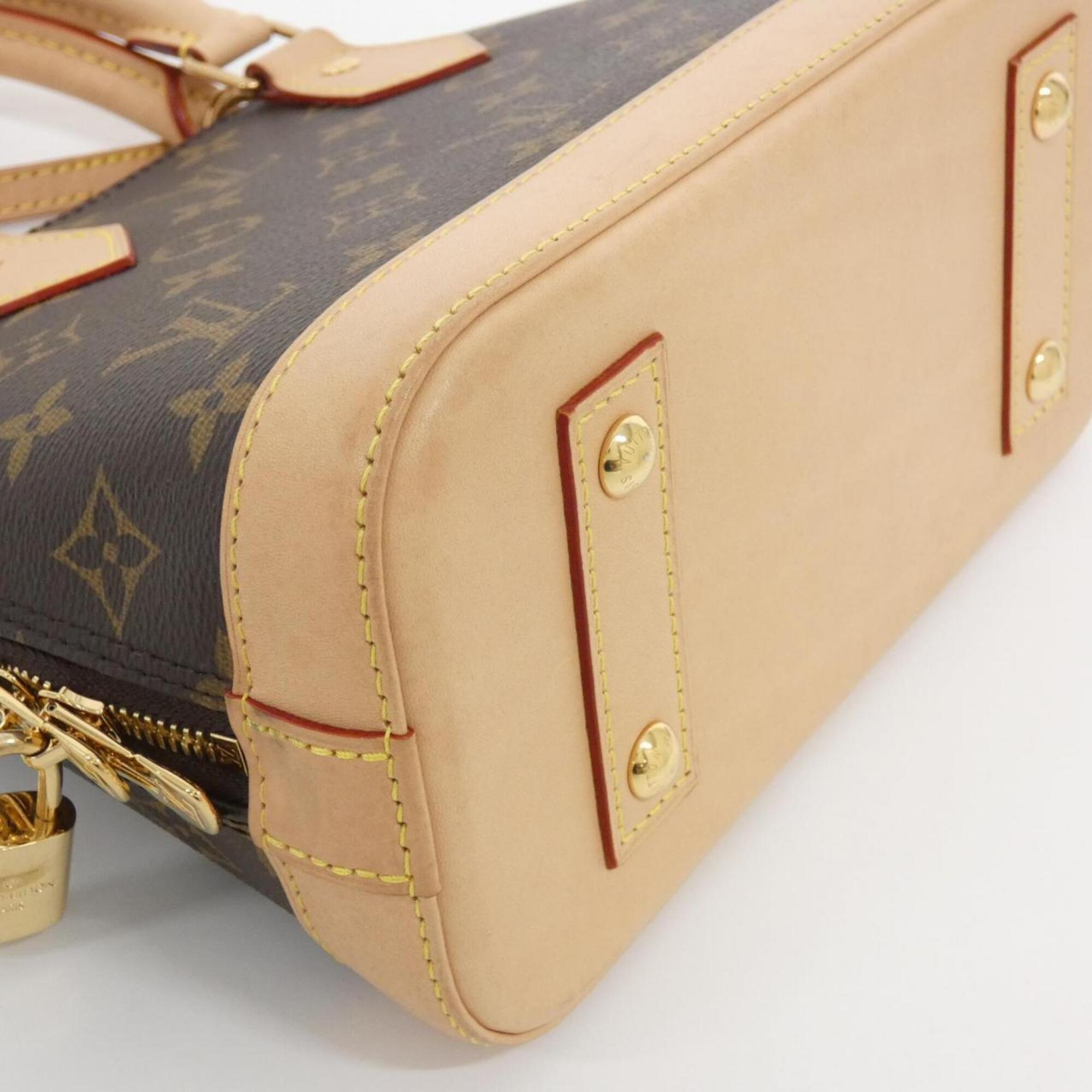 Louis Vuitton Marron Coated Canvas Handbag (Pre-Owned)