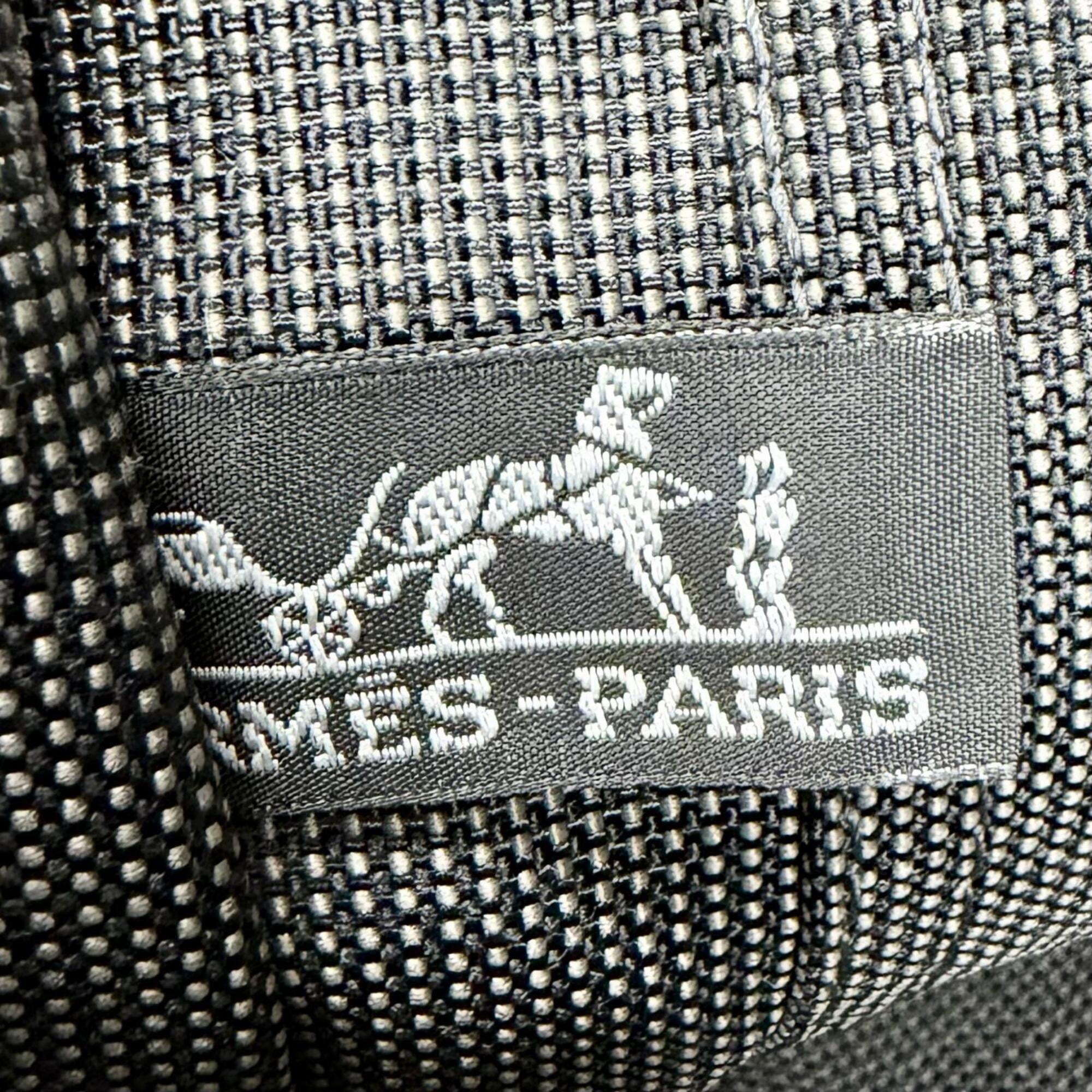 Hermes Gray Polyamide Polyester Tote Bag (Pre-Owned)