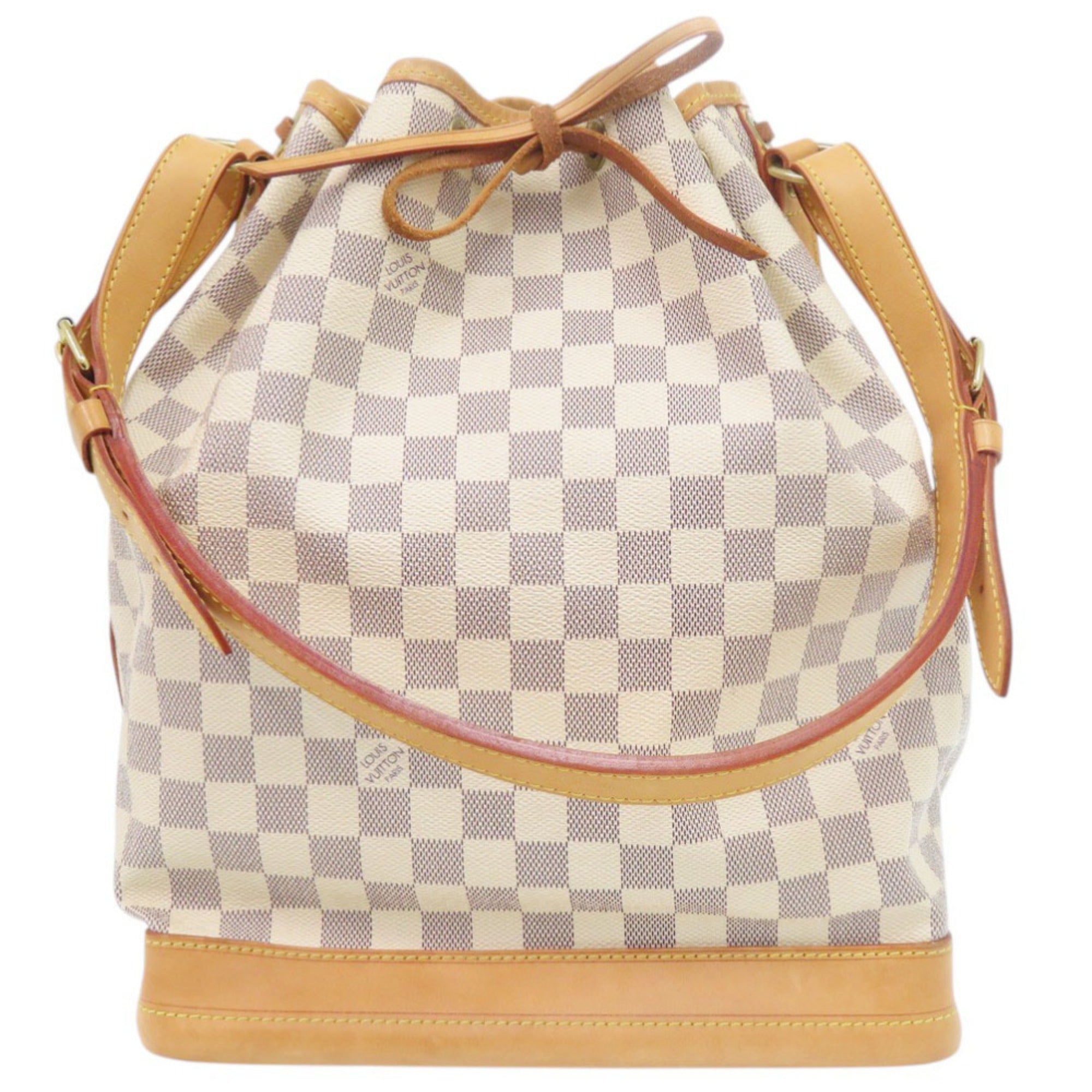 Louis Vuitton White Damier Azur Shoulder Bag (Pre-Owned)