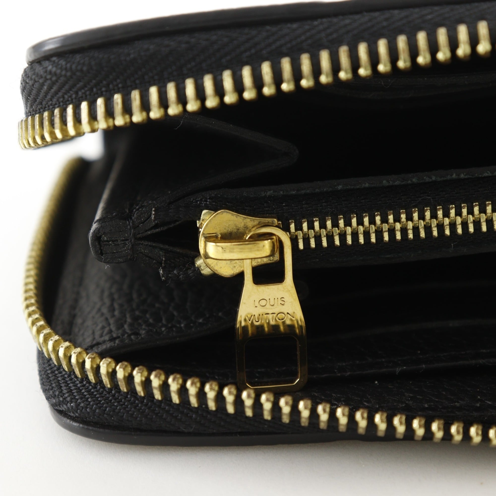 Louis Vuitton Monogram Empreinte Black Noir Monogram Empreinte Long Wallet (Bi-Fold) (Pre-Owned)