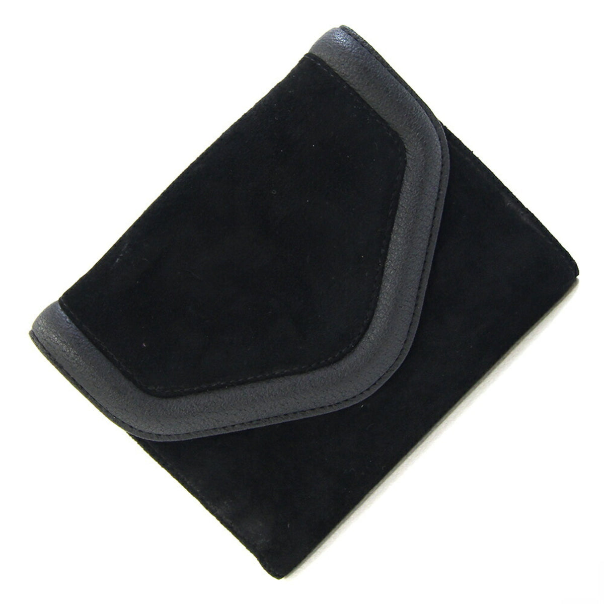 Gucci Black Suede Leather Wallet (Bi-Fold) (Pre-Owned)