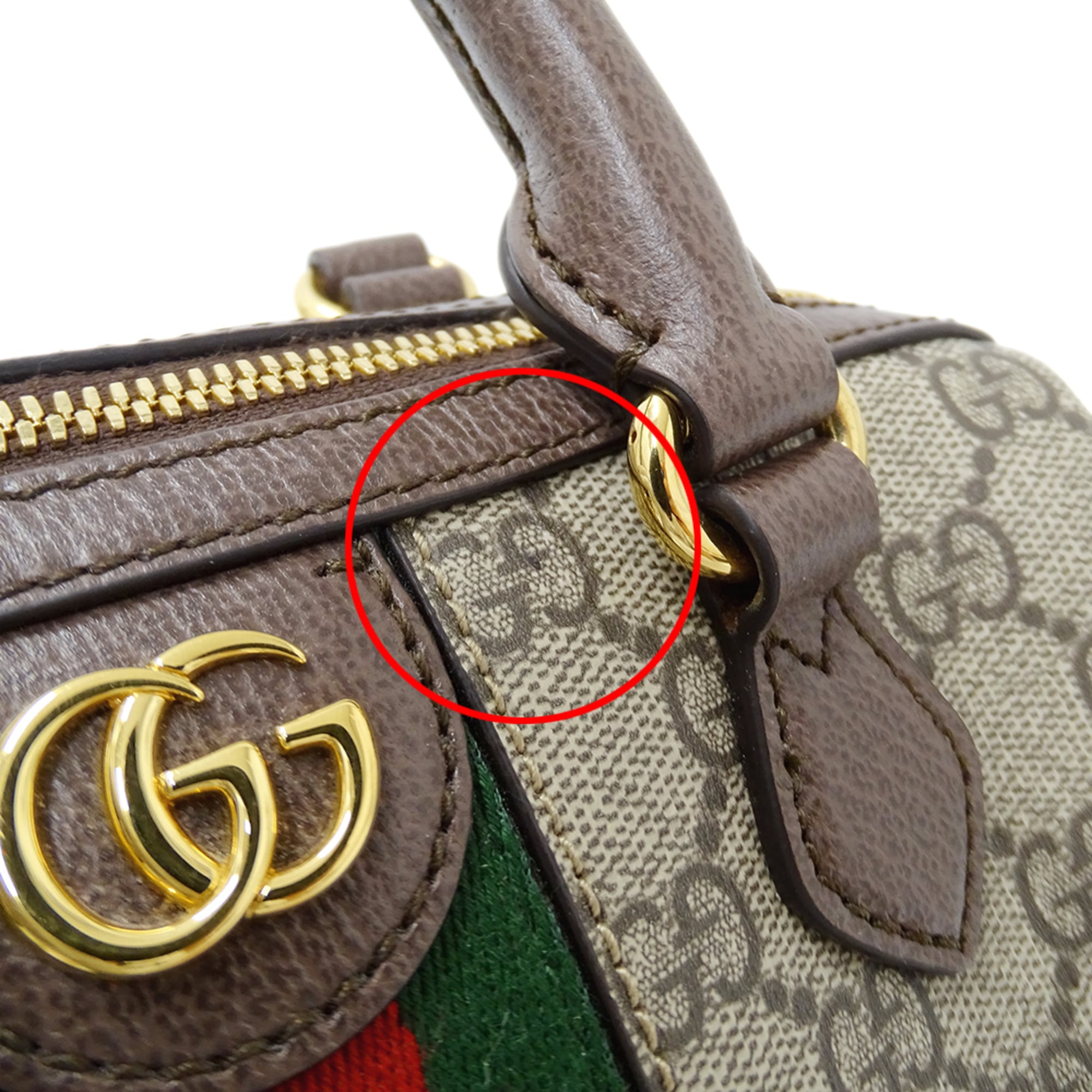 Gucci Beige Brown Gg Supreme Canvas Handbag Shoulder Bag (Pre-Owned)