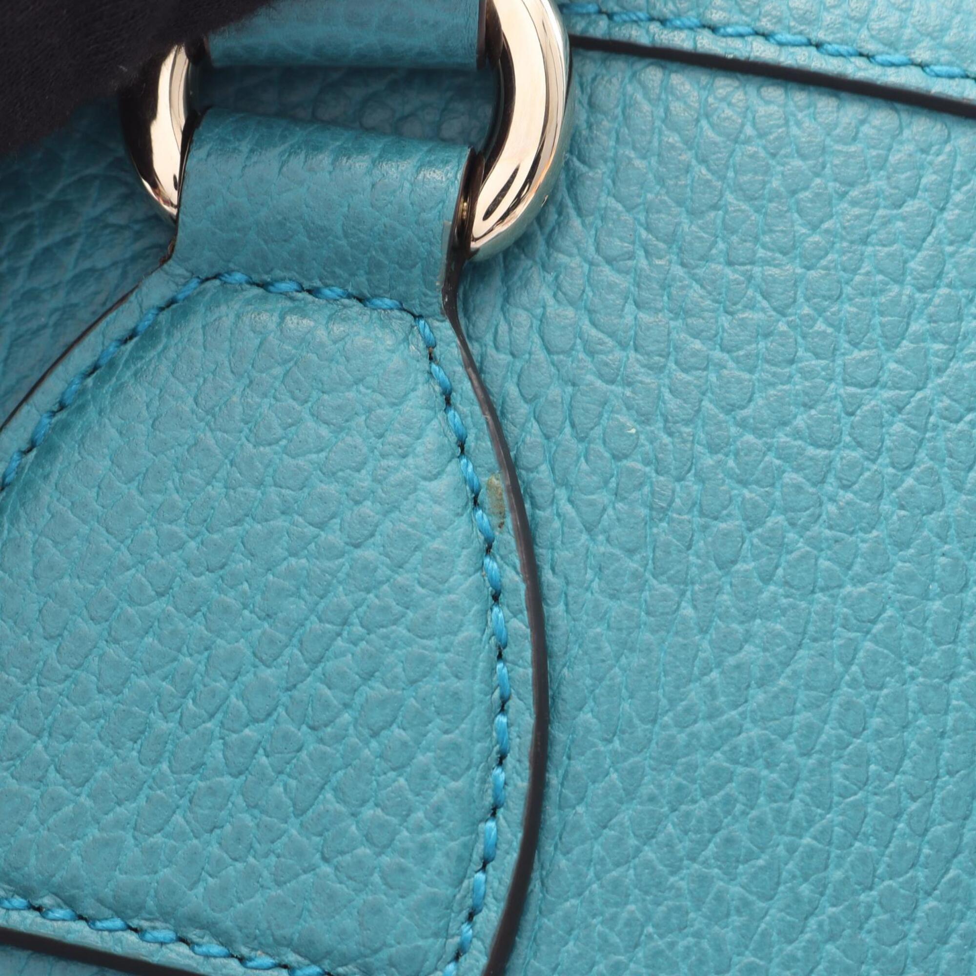 Gucci Blue Leather Handbag (Pre-Owned)