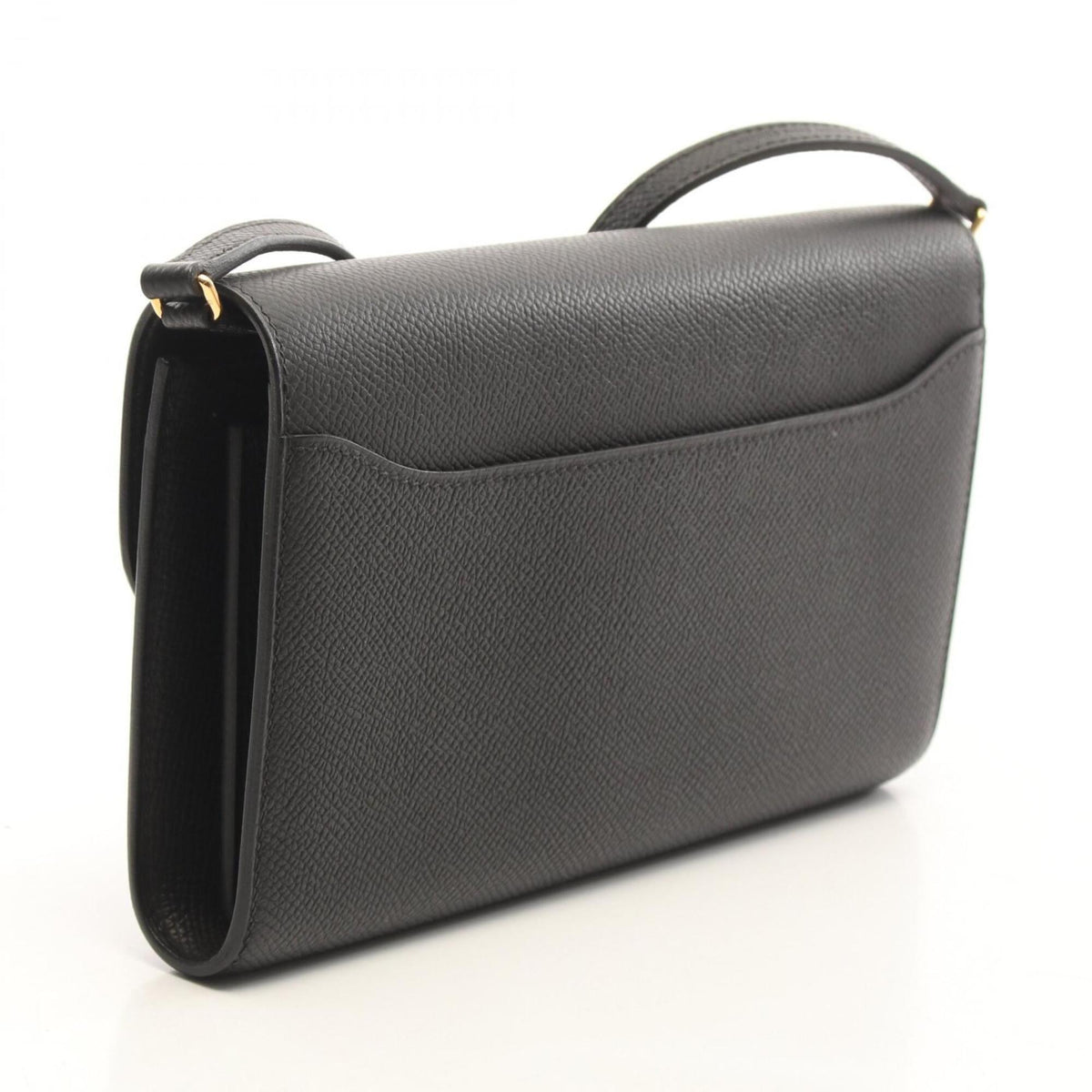 Hermes Black Epsom Leather Handbag Shoulder Bag (Pre-Owned)