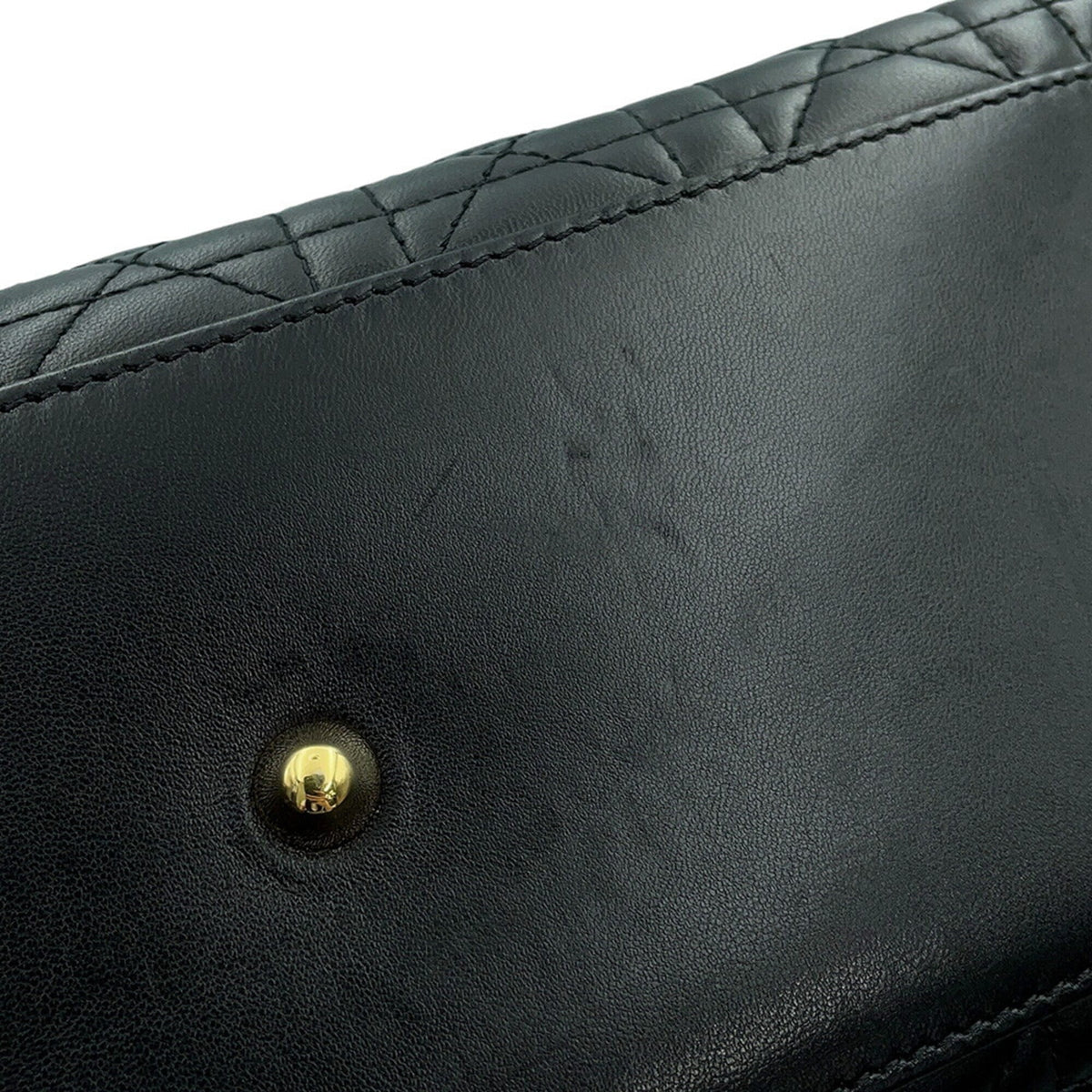 Christian Dior Black Leather Handbag (Pre-Owned)