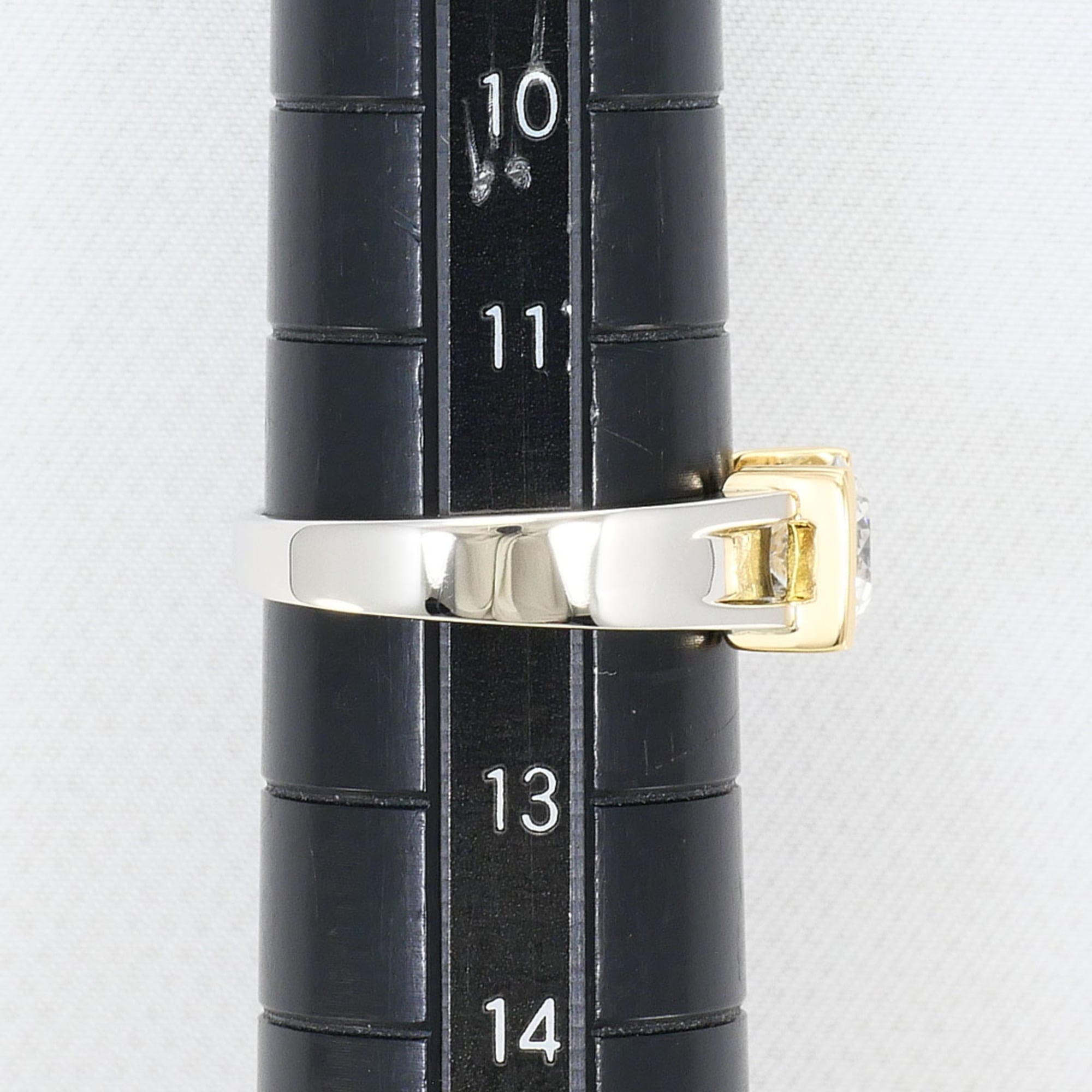 Unbranded Platinum Yellow Gold Yellow Gold (18K) Platinum 900 Band Ring (Pre-Owned)