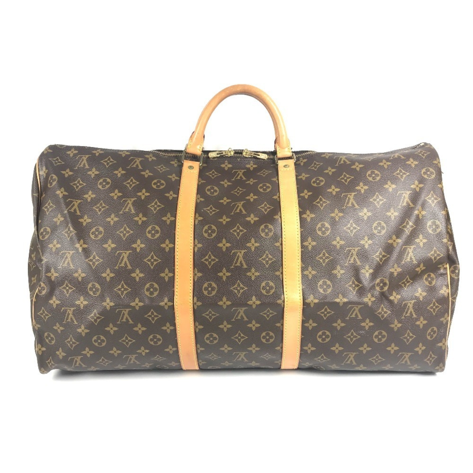 Louis Vuitton Brown Monogram Monogram Boston Bag Handbag (Pre-Owned)