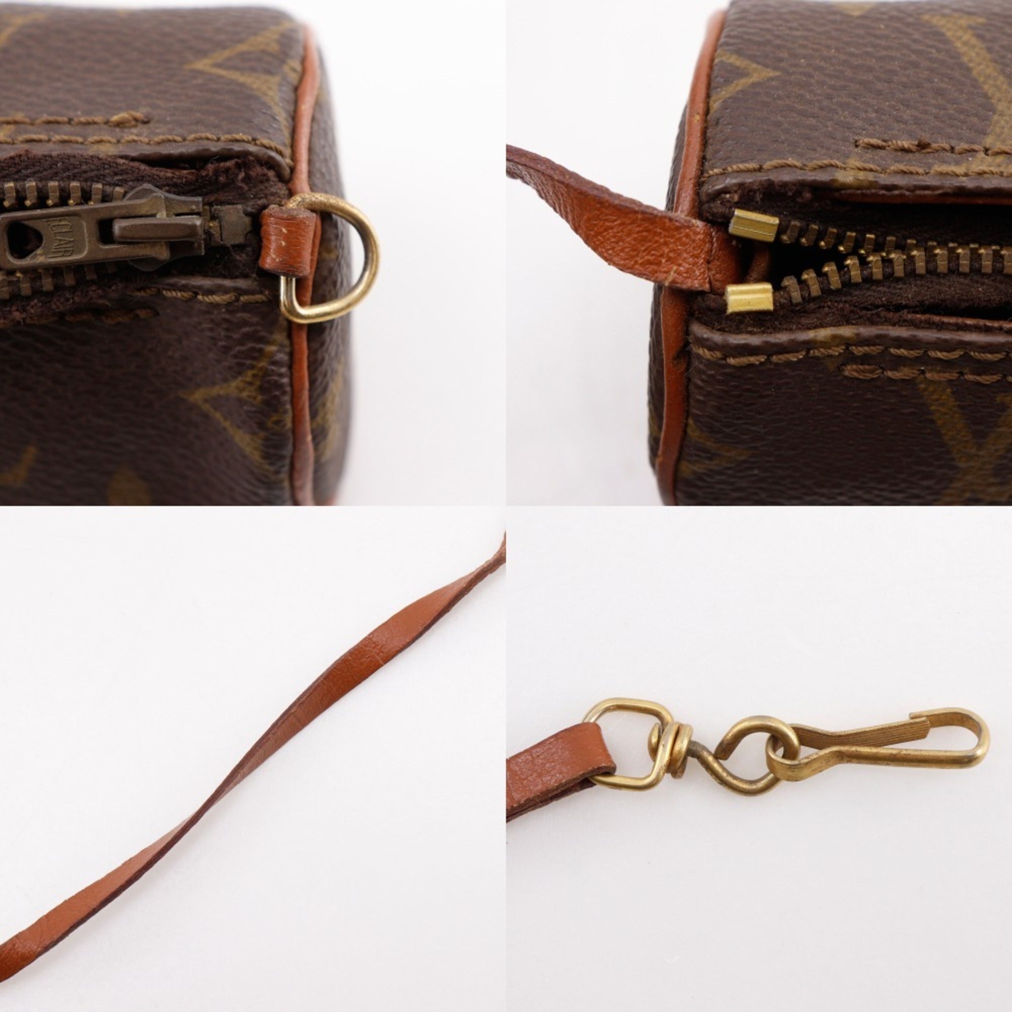 Louis Vuitton Brown Monogram Canvas Handbag (Pre-Owned)