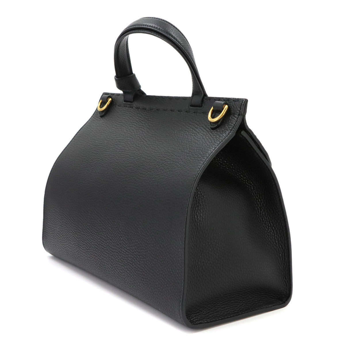 Gucci Black Leather Handbag (Pre-Owned)