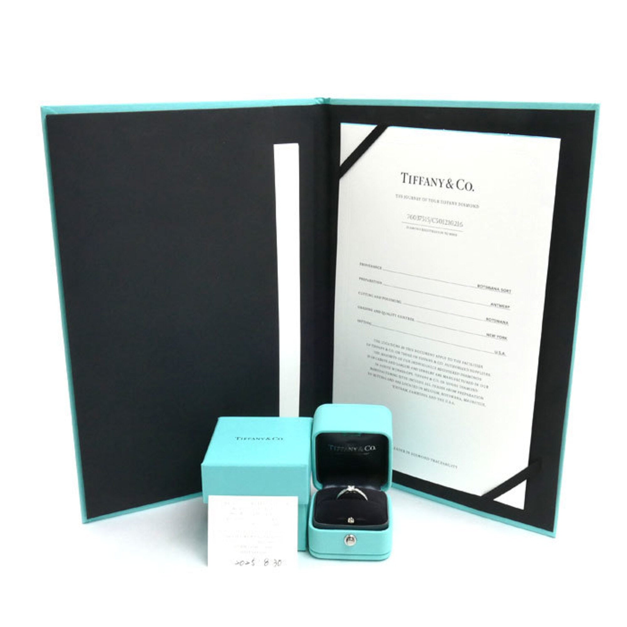 Tiffany Platinum 950 Band Ring (Pre-Owned)