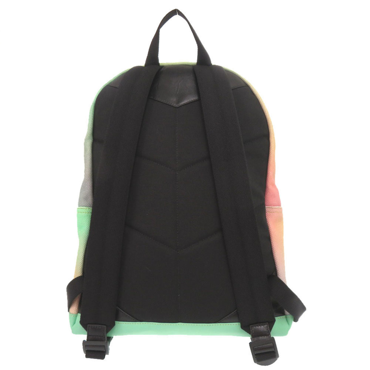 Jimmy Choo Multi-Color Canvas Leather Backpack (Pre-Owned)