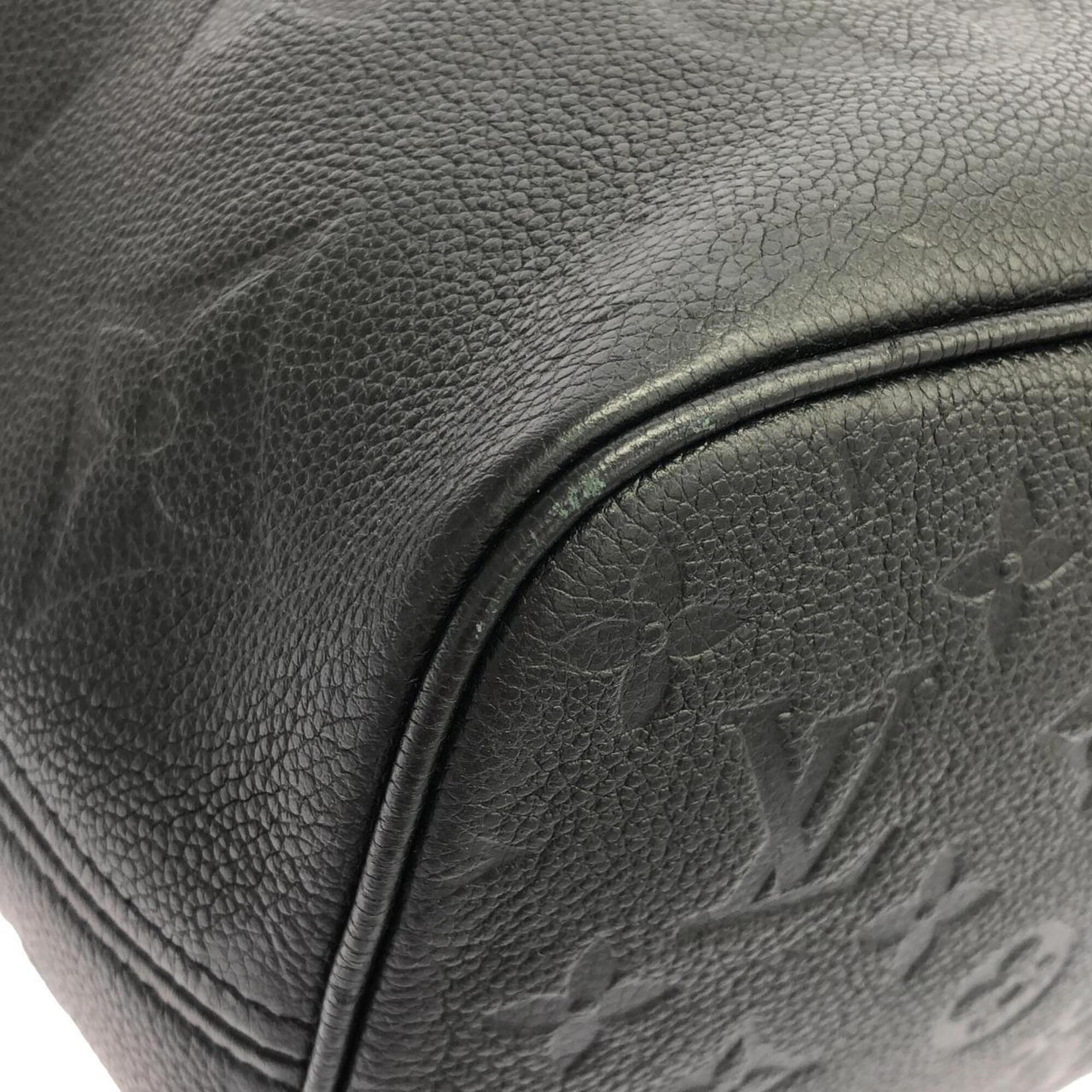 Louis Vuitton Black Leather Handbag Pouch (Pre-Owned)