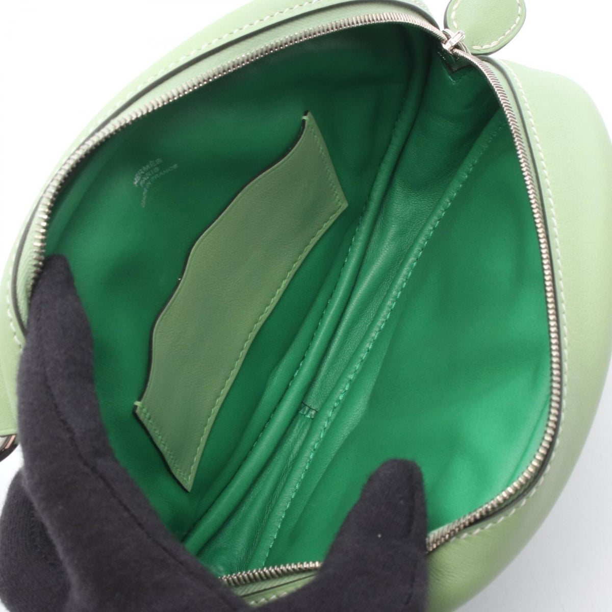 Hermes Green Vert Swift Leather Leather Fanny Pack Handbag (Pre-Owned)