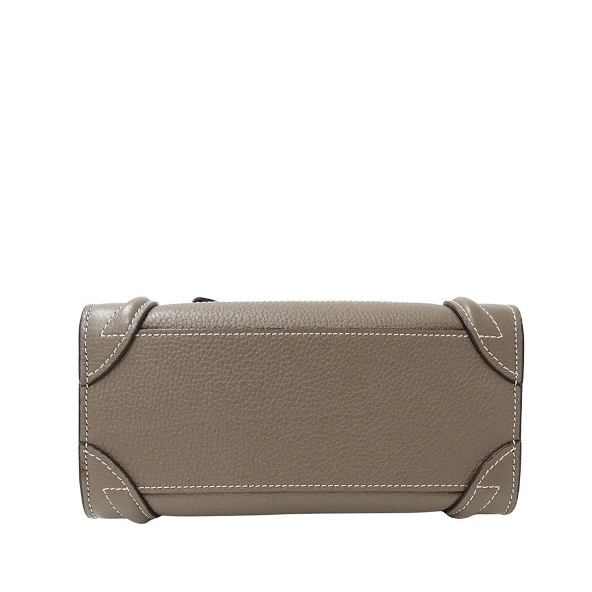 Celine Grayish Leather Handbag Shoulder Bag (Pre-Owned)