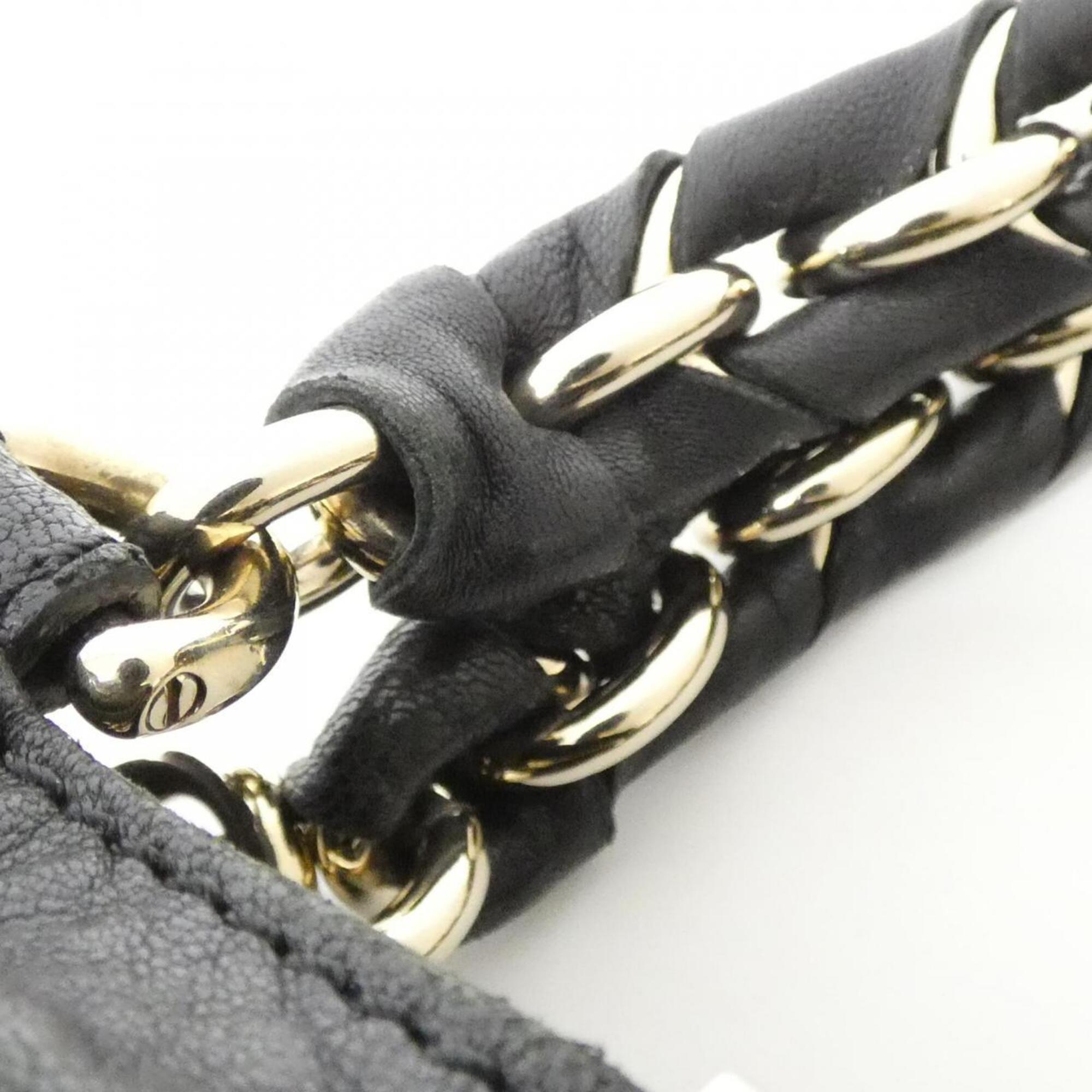 Fendi Black Leather Handbag (Pre-Owned)