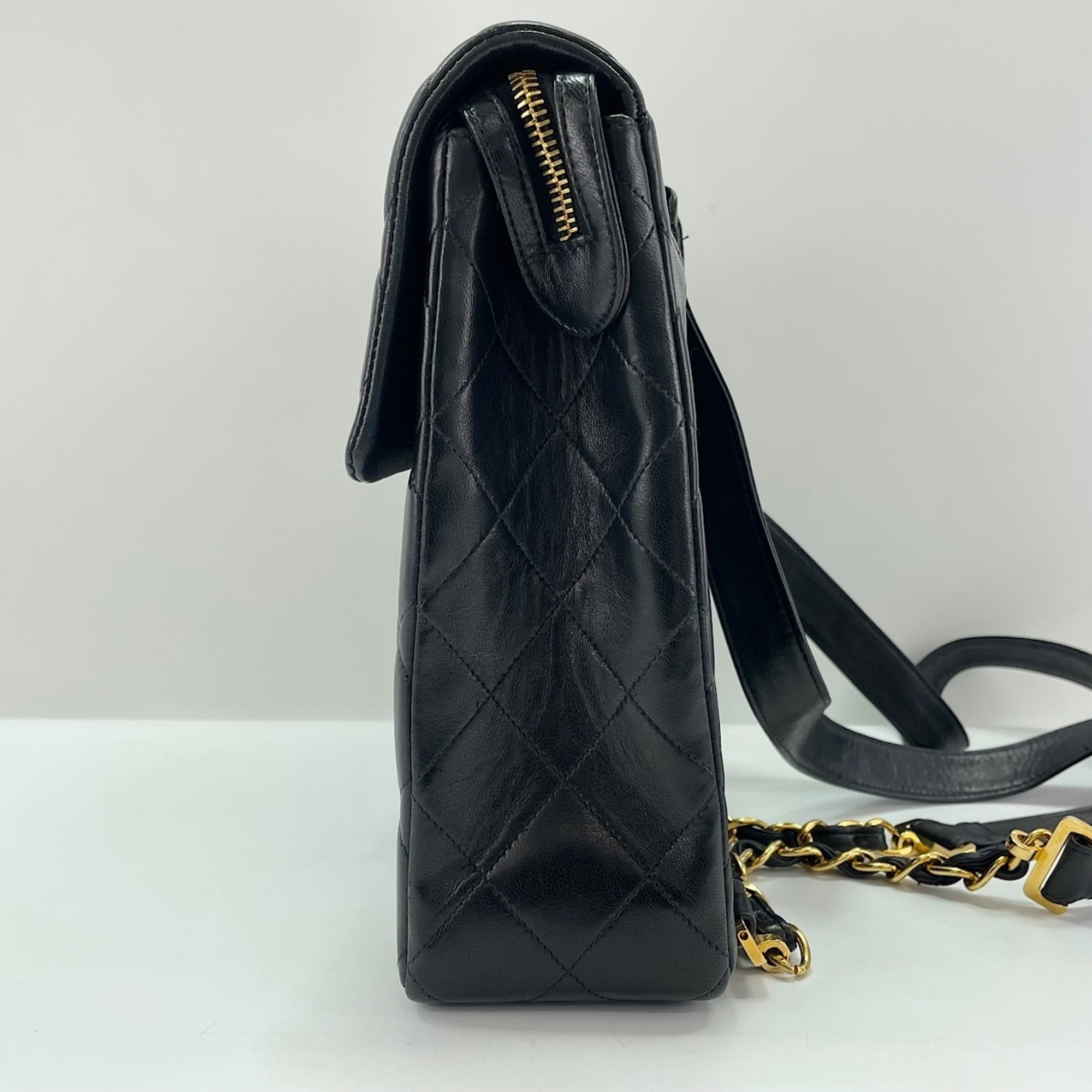 Chanel Matelasse Black Backpack (Pre-Owned)
