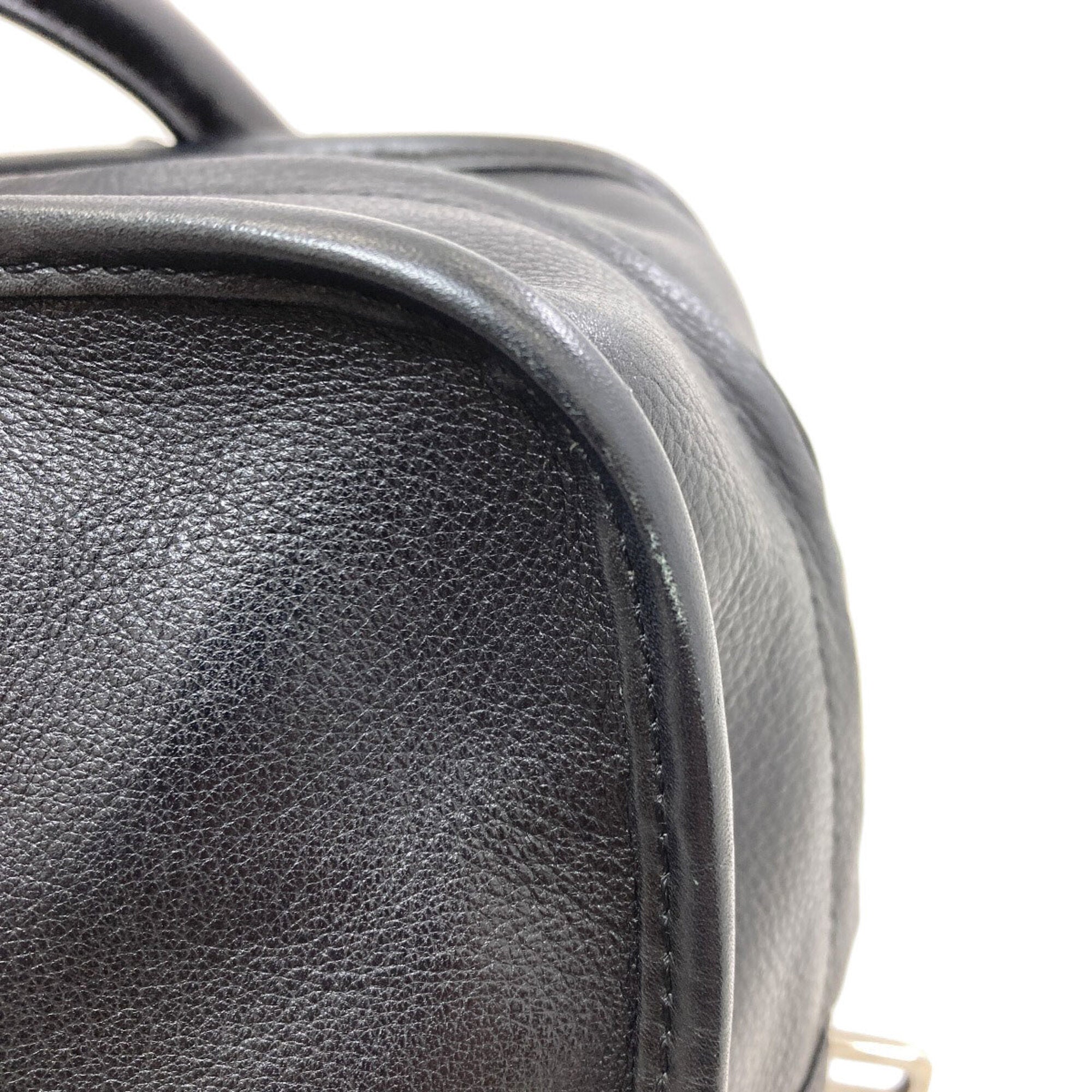 Loewe Amazona Black Leather Handbag (Pre-Owned)