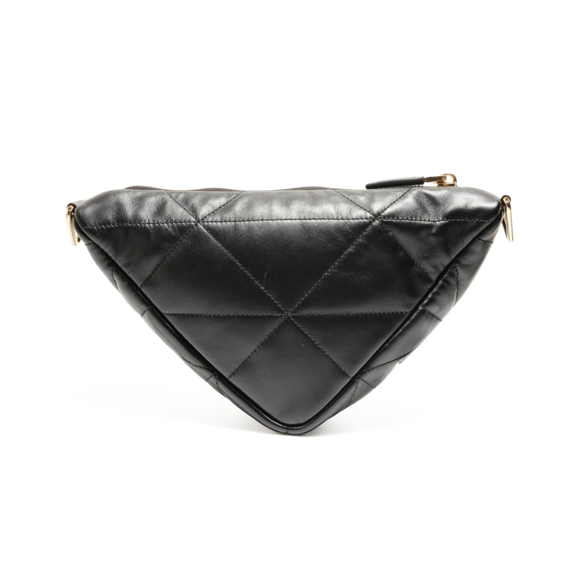 Prada Black Nappa Leather Shoulder Bag (Pre-Owned)