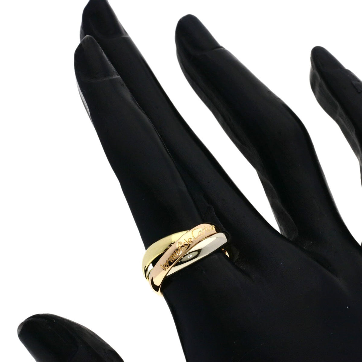 Cartier Trinity Yellow Gold (18K) Pink Gold (18K) White Gold (18K) Band Ring (Pre-Owned)