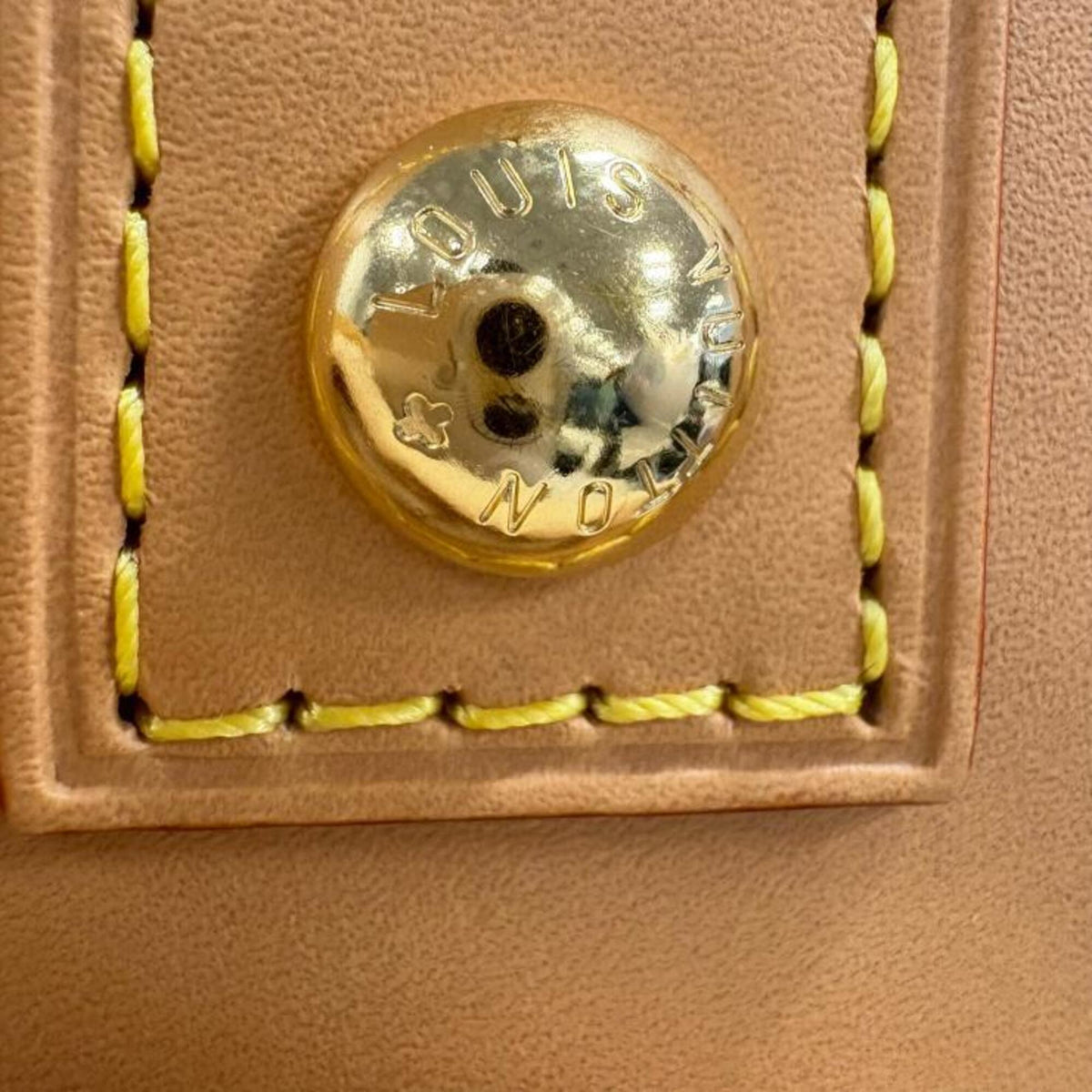 Louis Vuitton Blue Brown Handbag (Pre-Owned)
