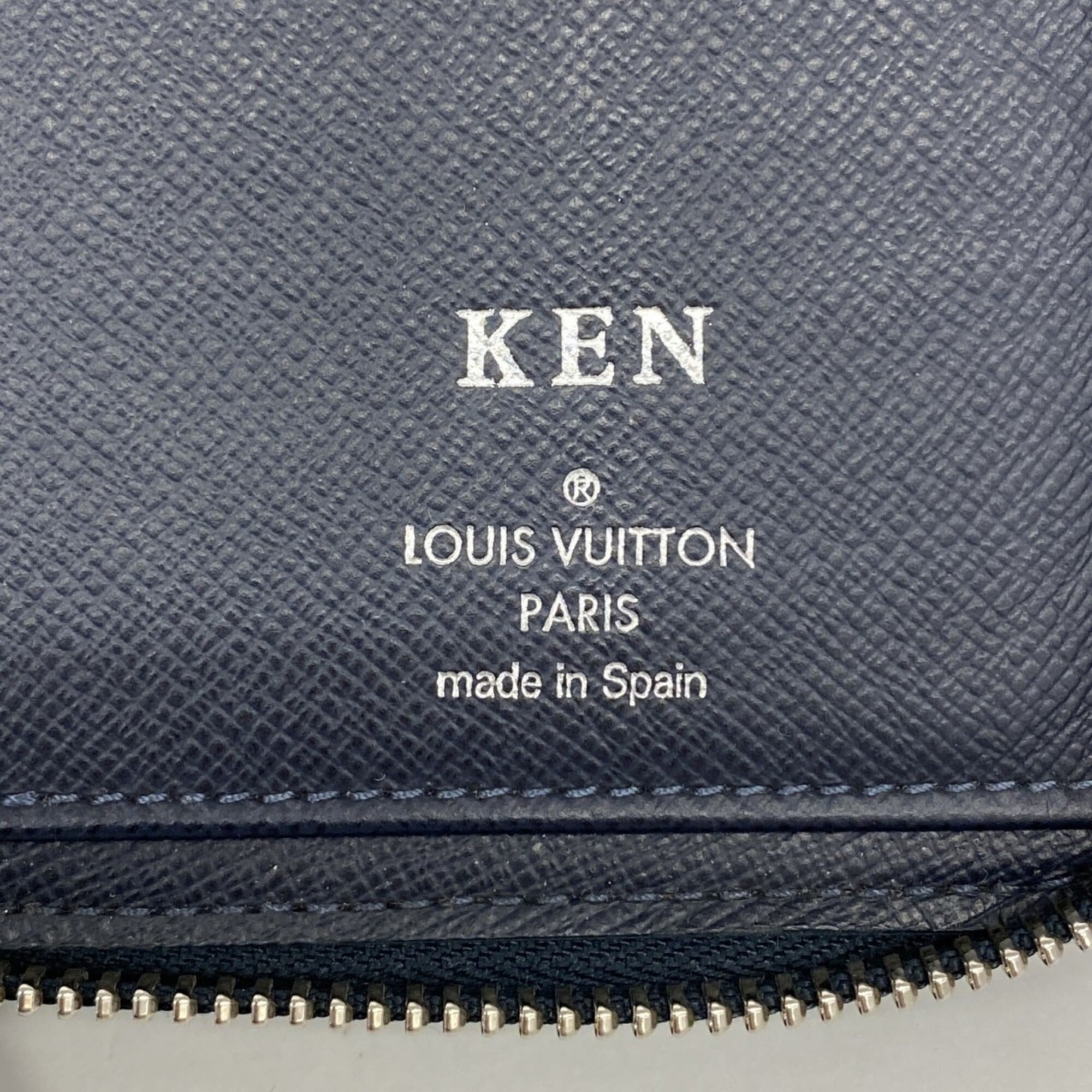 Louis Vuitton Navy Blue Long Wallet (Bi-Fold) (Pre-Owned)