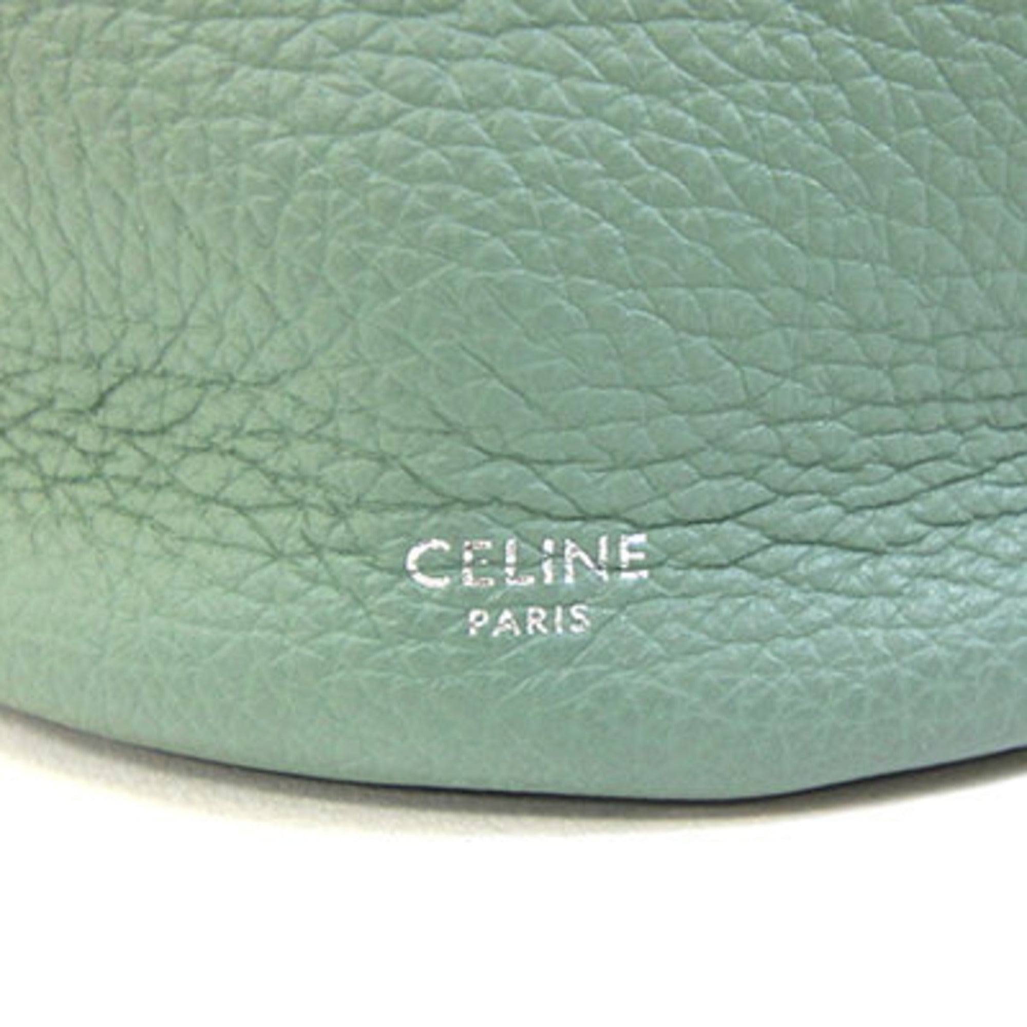 Celine Green Leather Handbag (Pre-Owned)