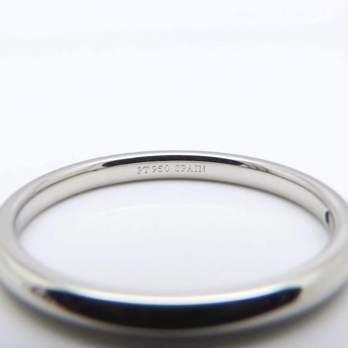 Tiffany Stacking Platinum 950 Band Ring (Pre-Owned)