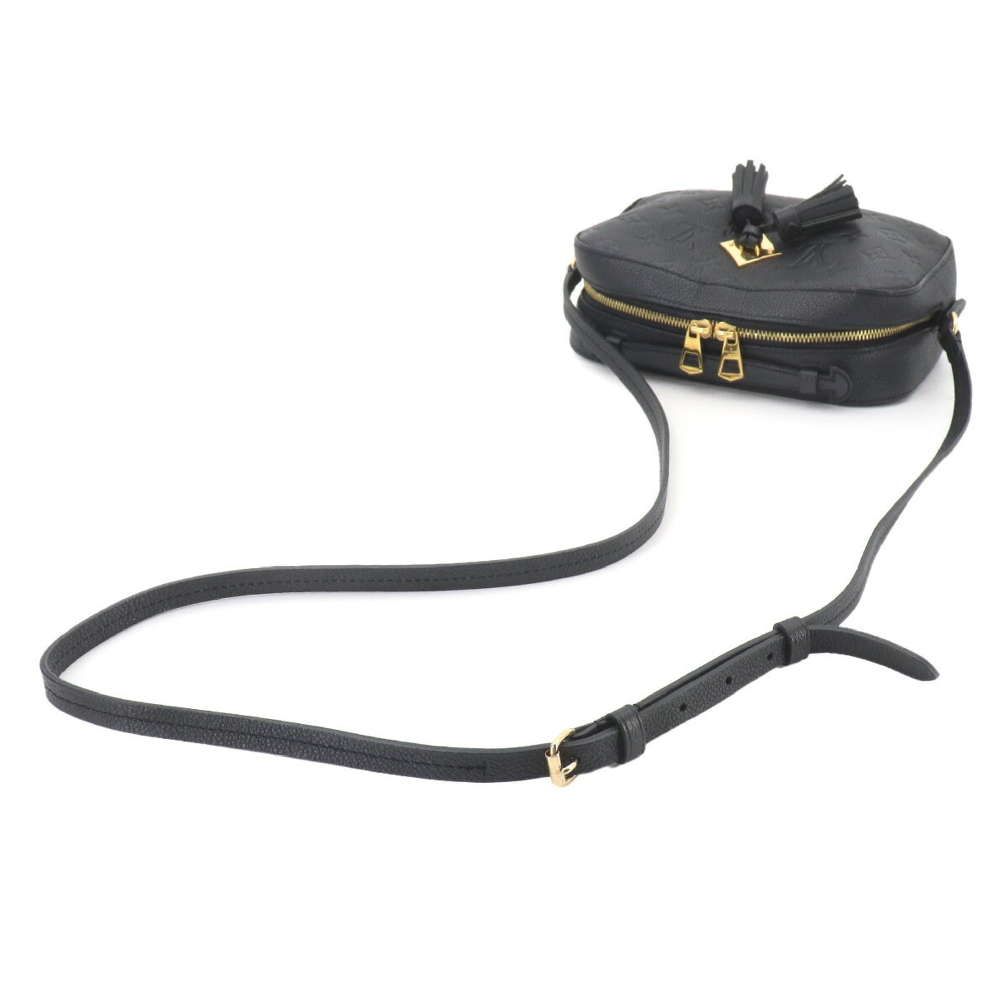 Louis Vuitton Black Noir Monogram Empreinte Handbag Shoulder Bag (Pre-Owned)