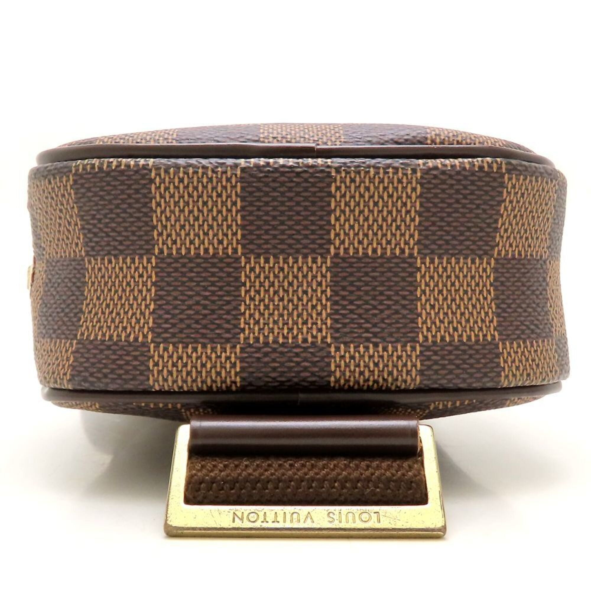 Louis Vuitton Damier Ebene Damier Canvas Pochette Sling Bag (Pre-Owned)