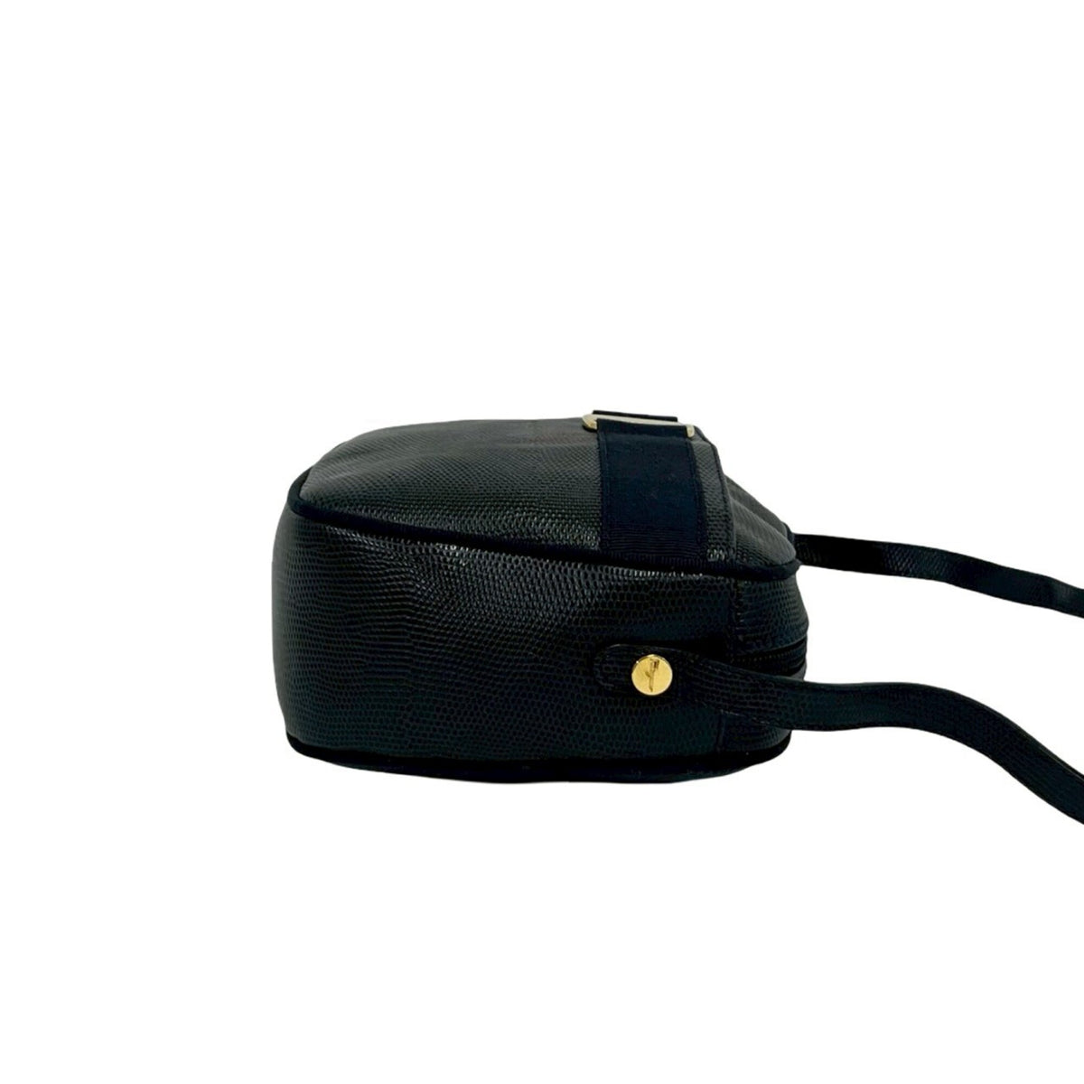 Salvatore Ferragamo Black Leather Shoulder Bag (Pre-Owned)