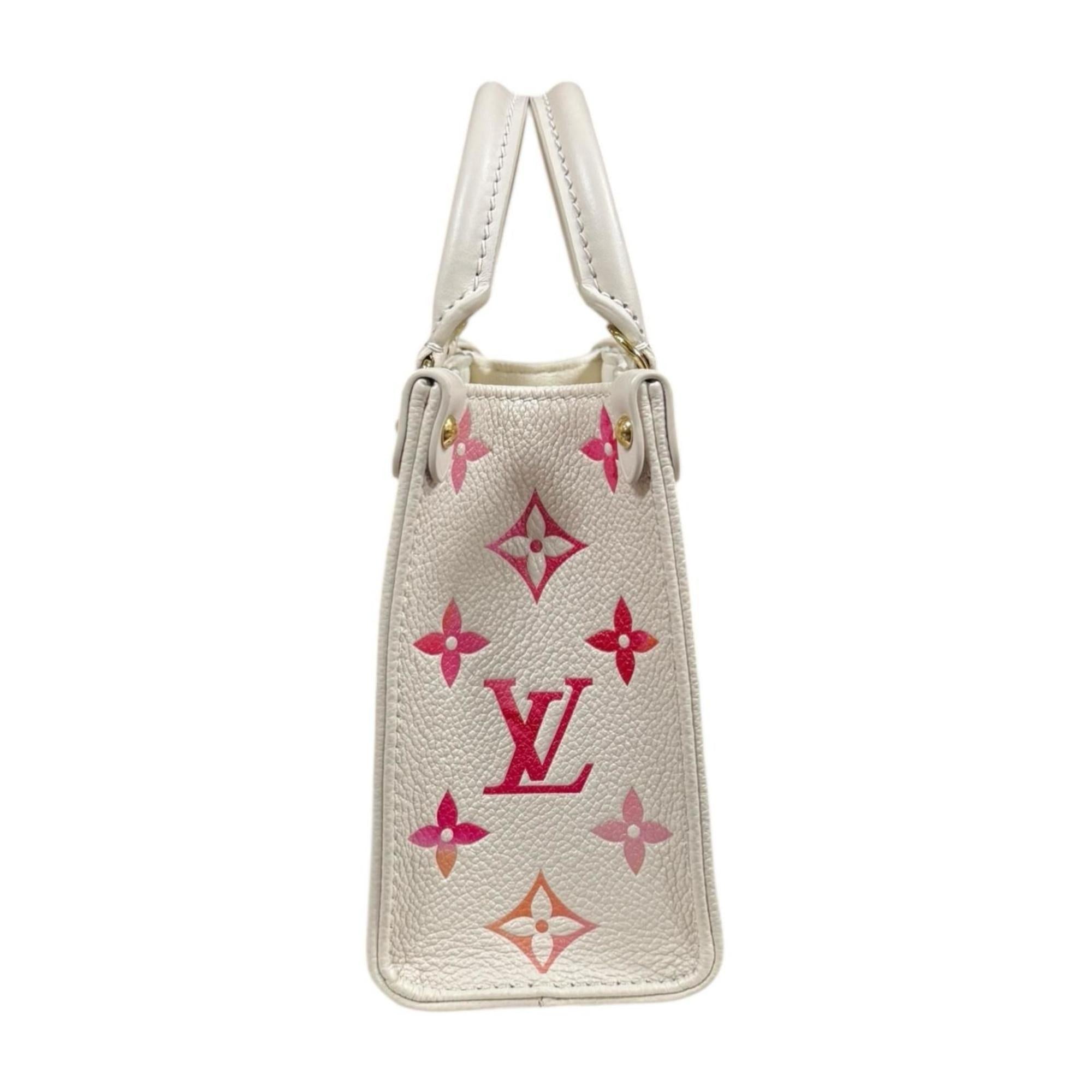 Louis Vuitton Orange Pink White Monogram Empreinte Shoulder Bag (Pre-Owned)
