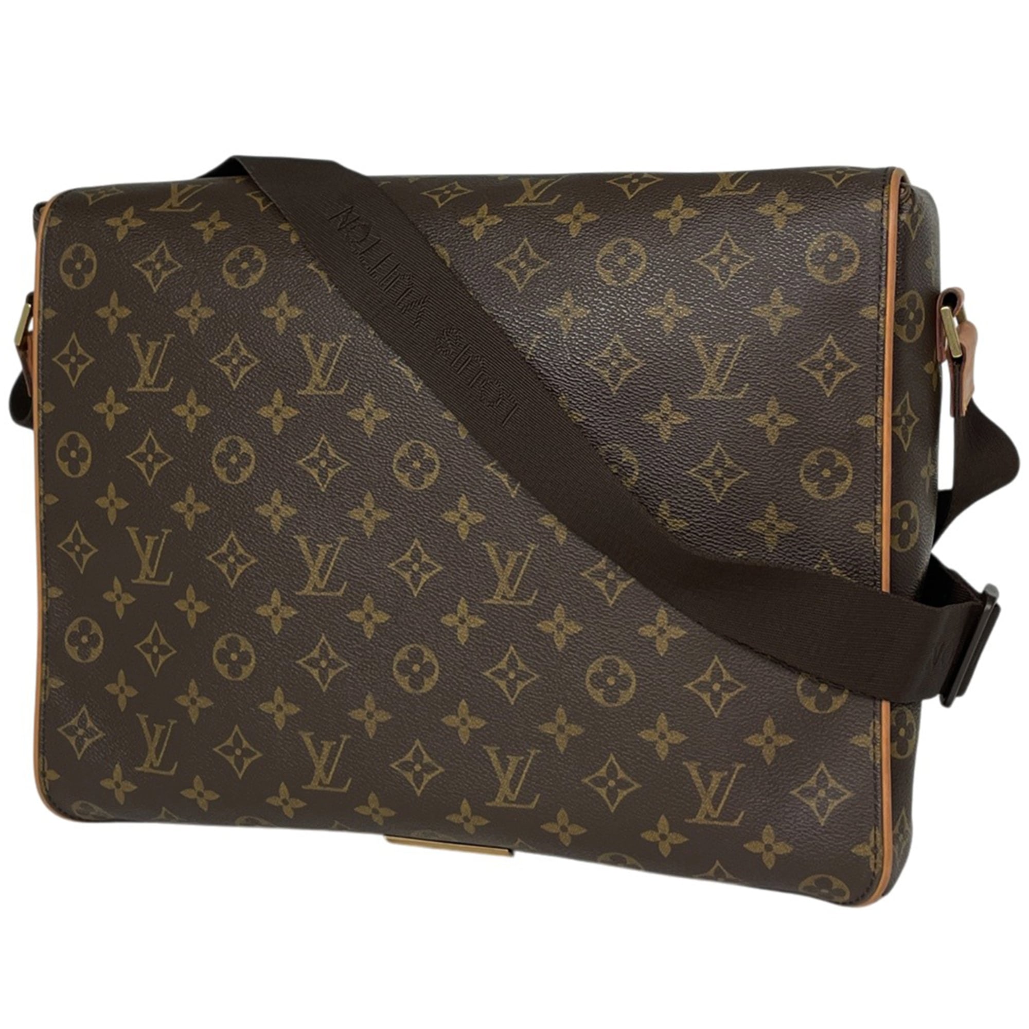 Louis Vuitton Brown Monogram Messenger Bag Shoulder Bag (Pre-Owned)