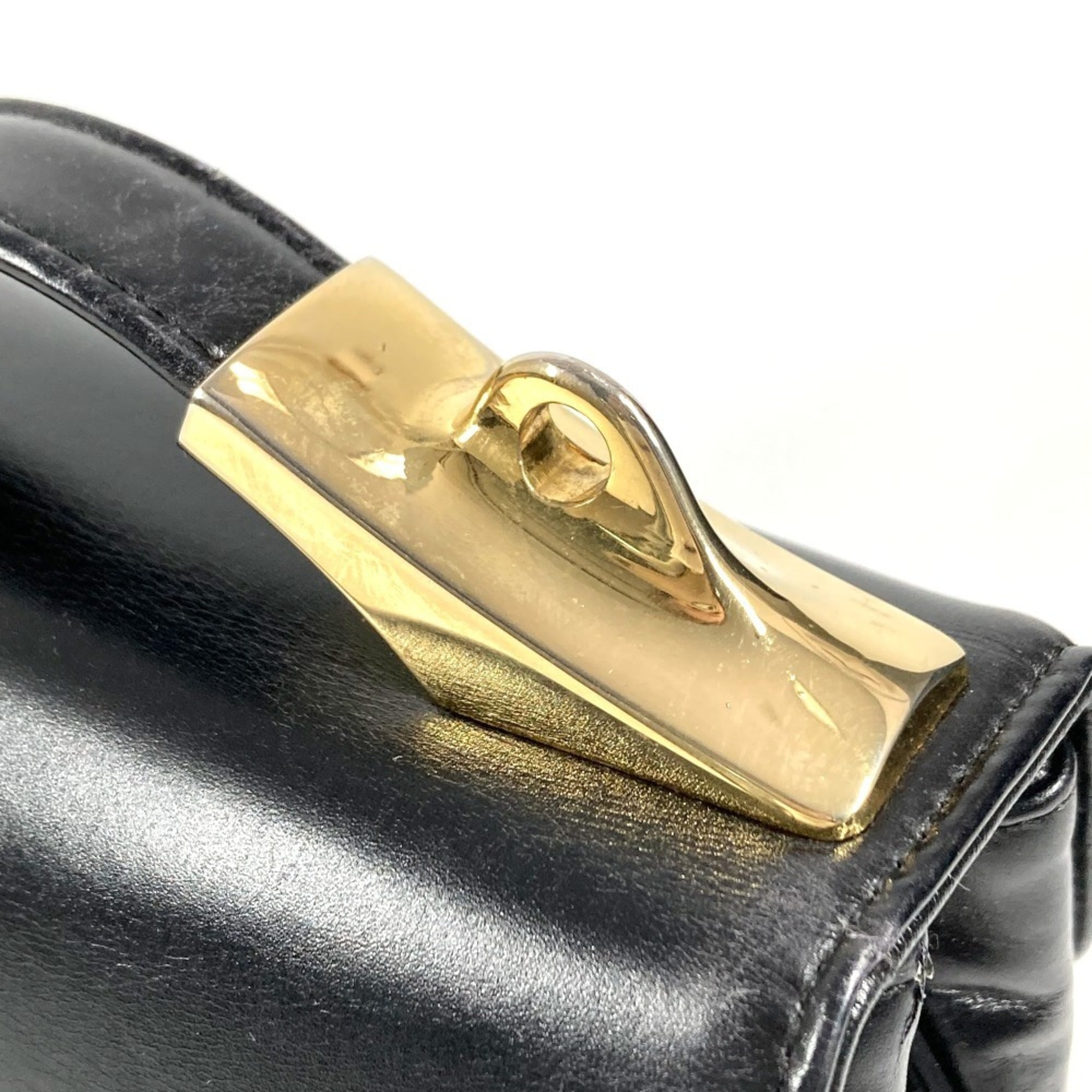 Christian Dior Black Leather Handbag (Pre-Owned)
