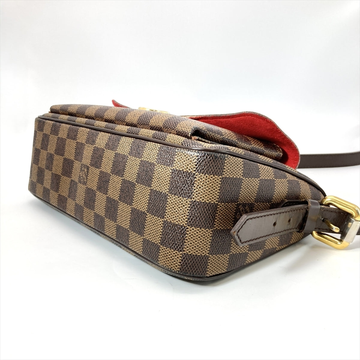 Louis Vuitton Damier Brown Damier Canvas Ebene Damier Canvas Shoulder Bag (Pre-Owned)