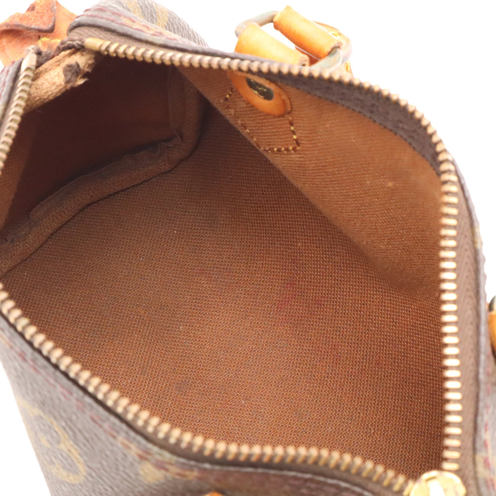 Louis Vuitton Brown Monogram Mini Handbag Pouch (Pre-Owned)