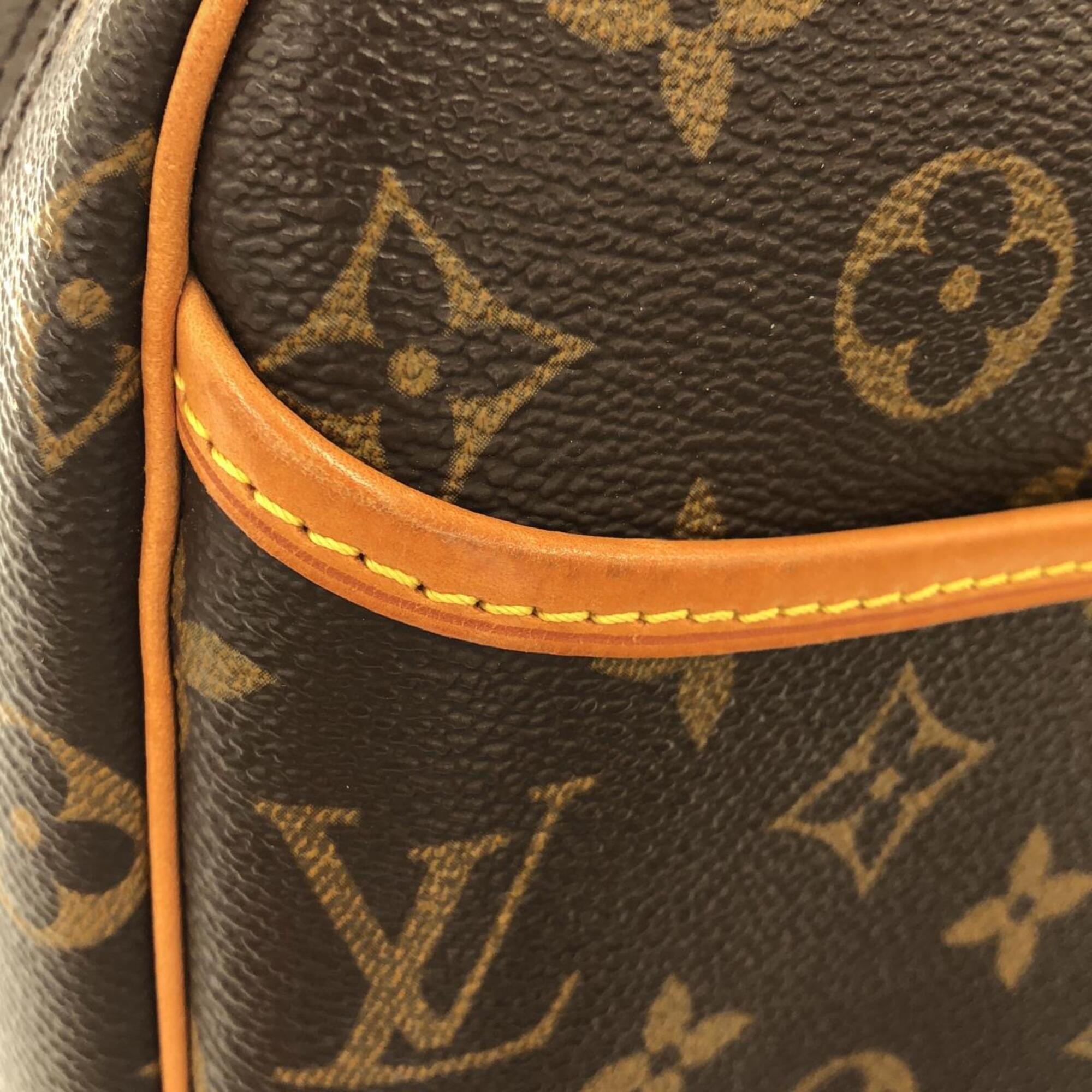 Louis Vuitton Marron Coated Canvas Handbag (Pre-Owned)