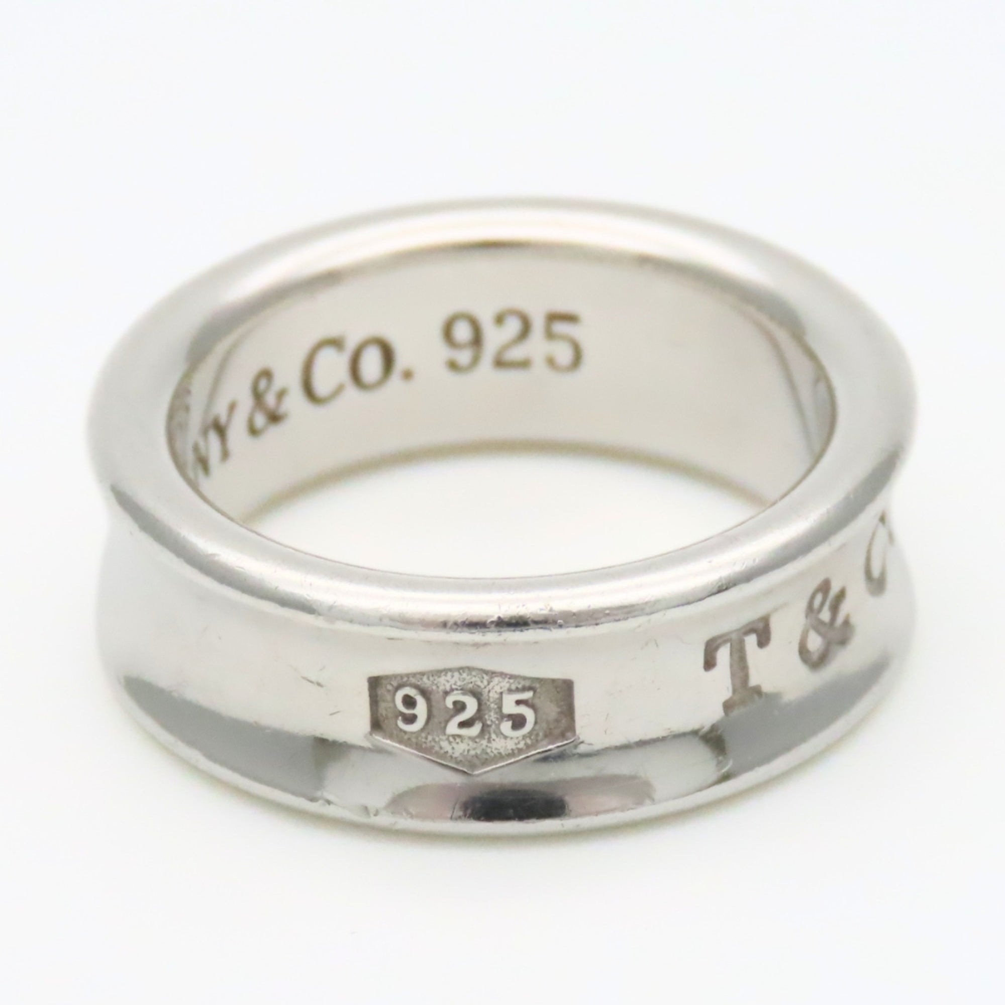 Tiffany Silver Silver 925 Band Ring (Pre-Owned)