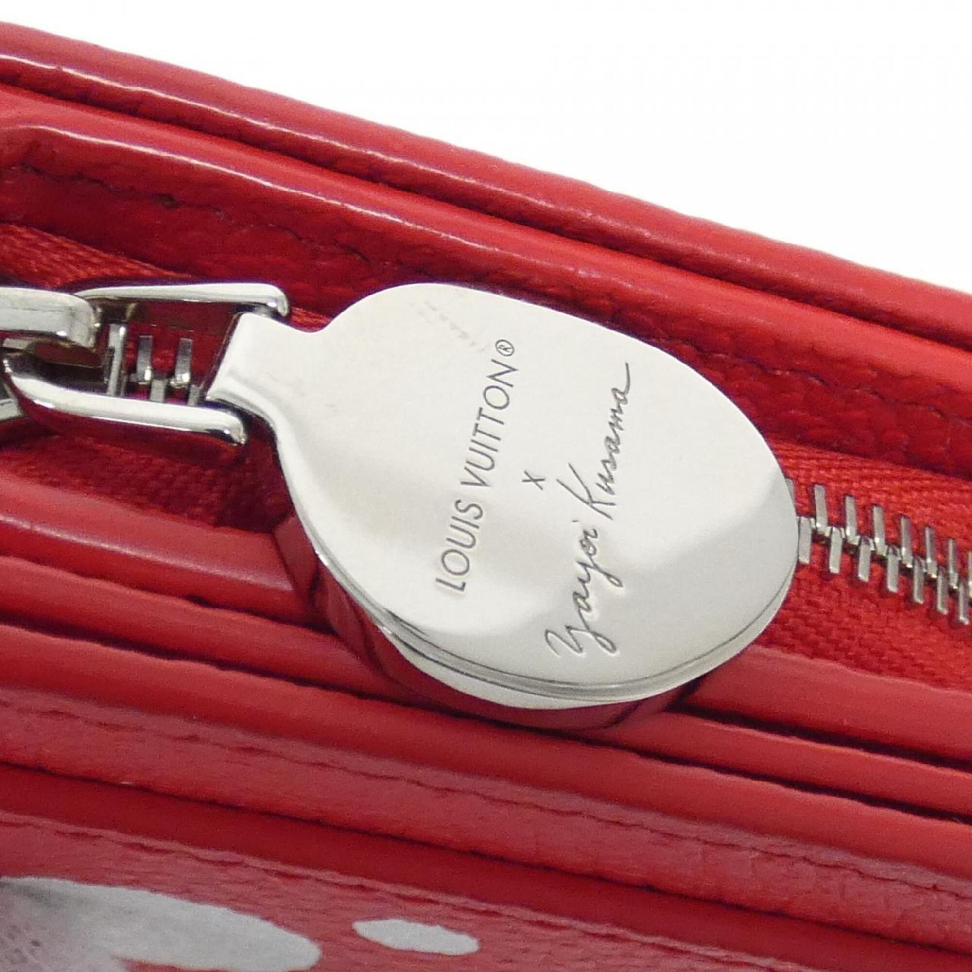 Louis Vuitton Rouge Leather Wallet (Bi-Fold) (Pre-Owned)