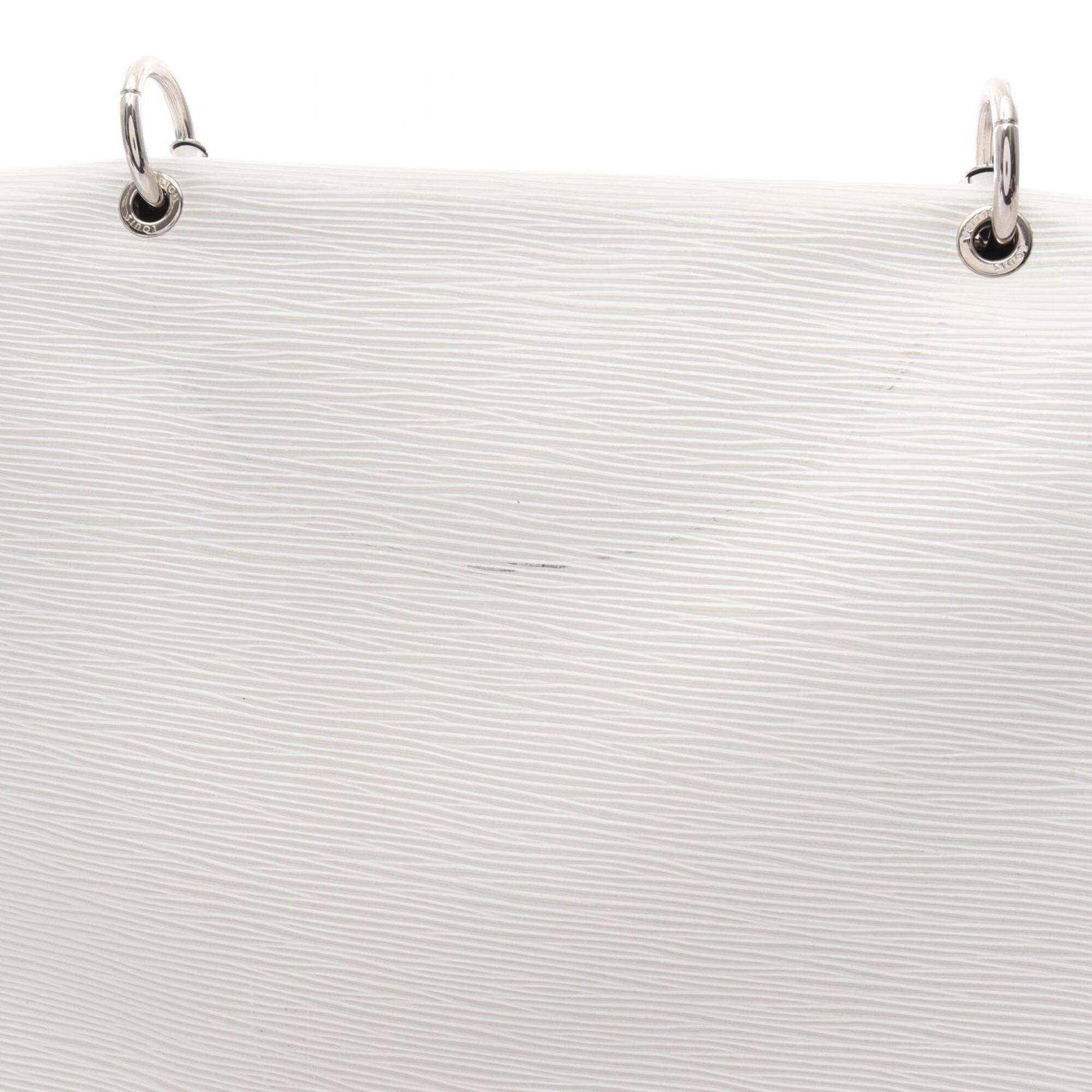 Louis Vuitton Epi Blanc White Epi Leather Handbag (Pre-Owned)