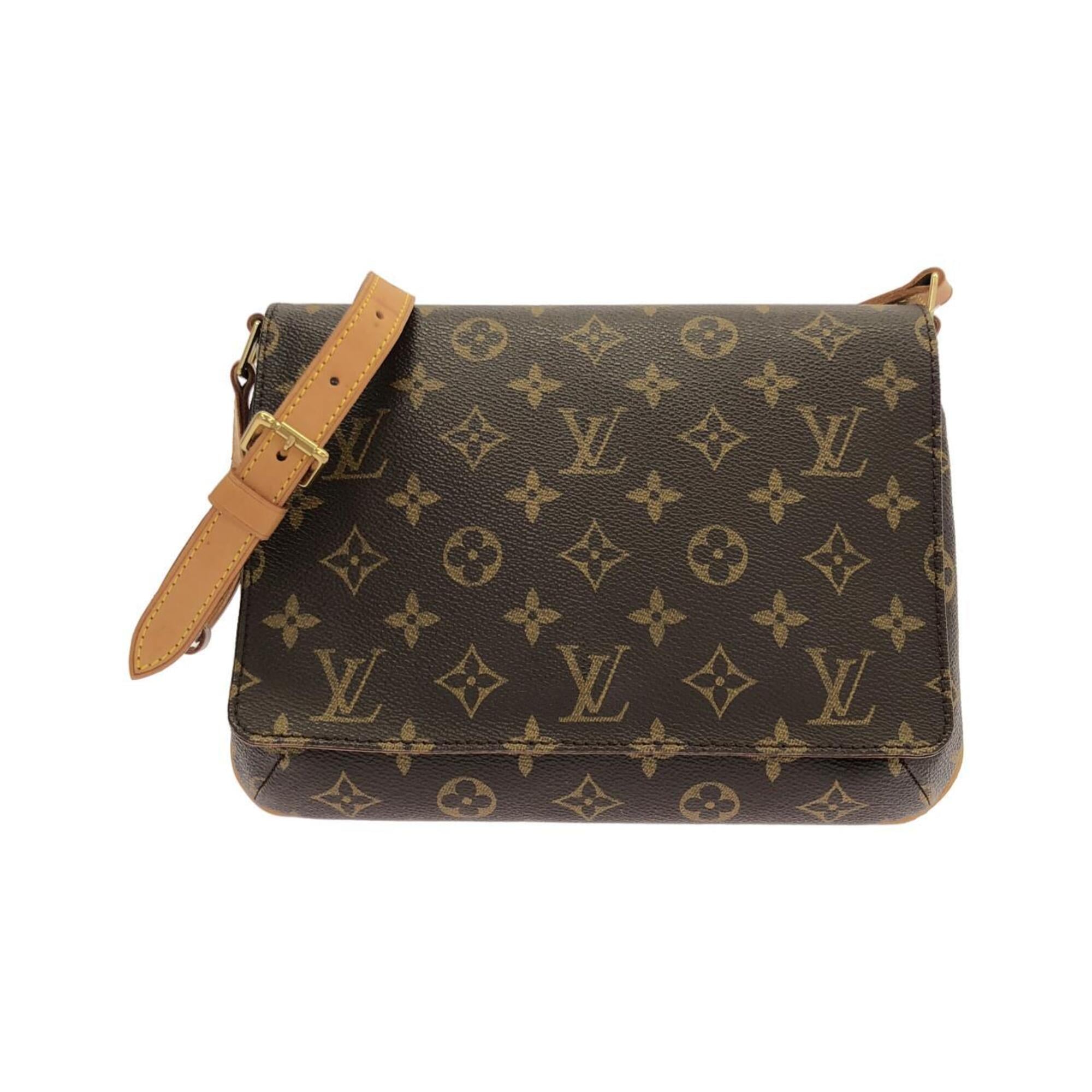 Louis Vuitton Brown Coated Canvas Shoulder Bag (Pre-Owned)