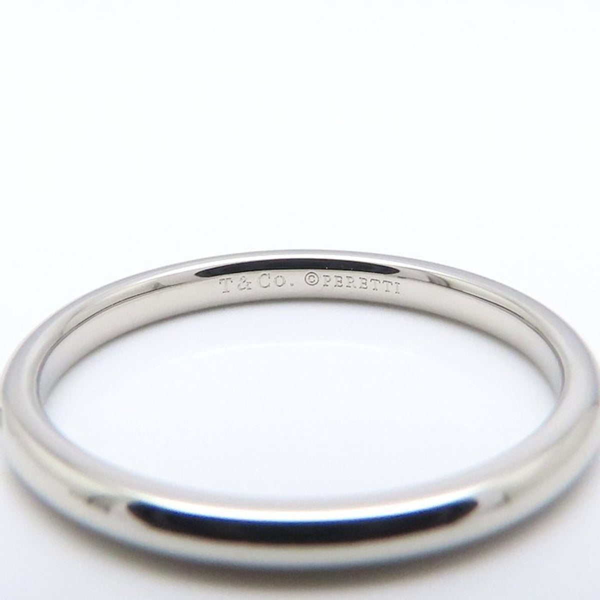 Tiffany Stacking Platinum 950 Band Ring (Pre-Owned)