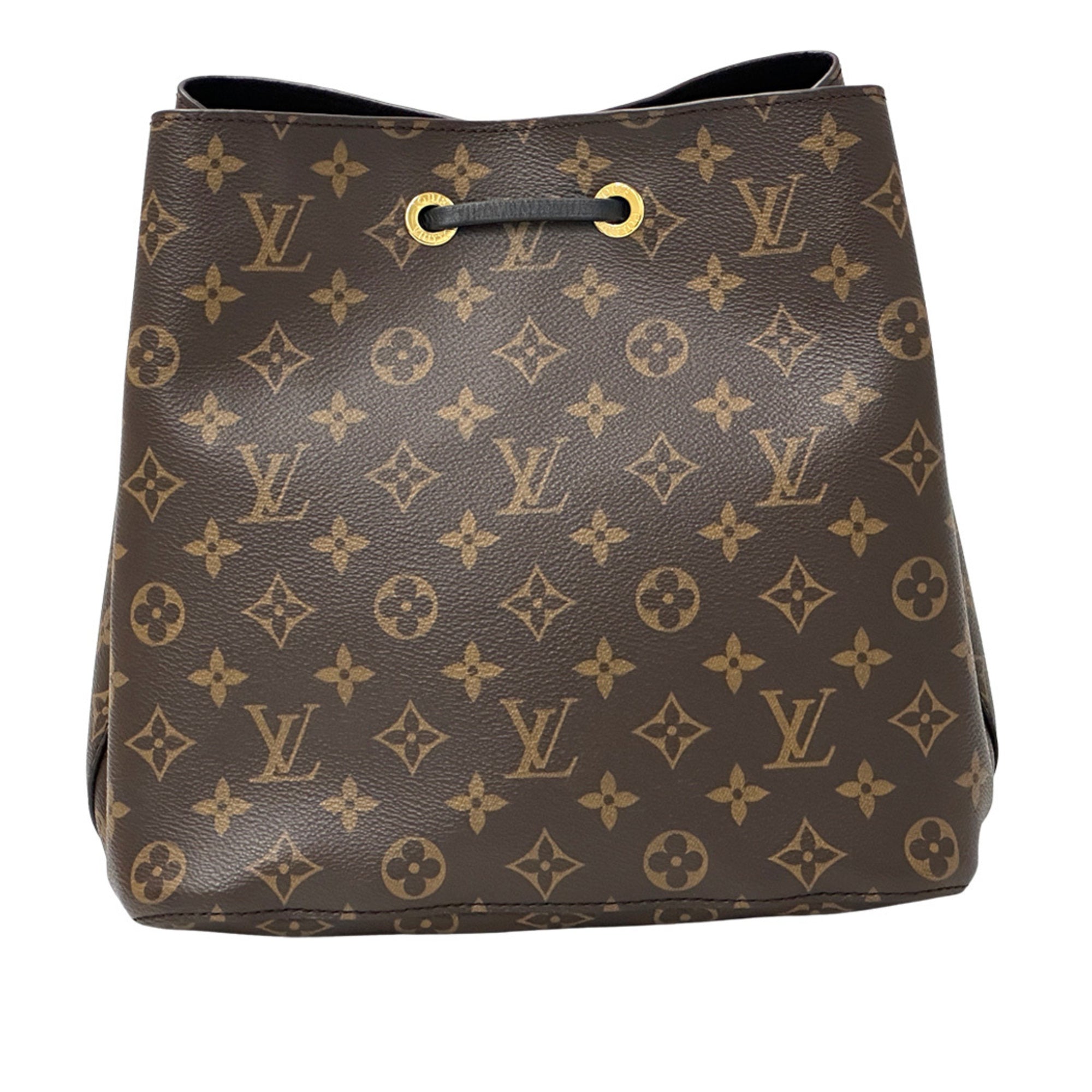 Louis Vuitton Brown Monogram Noir White Monogram Handbag Shoulder Bag (Pre-Owned)