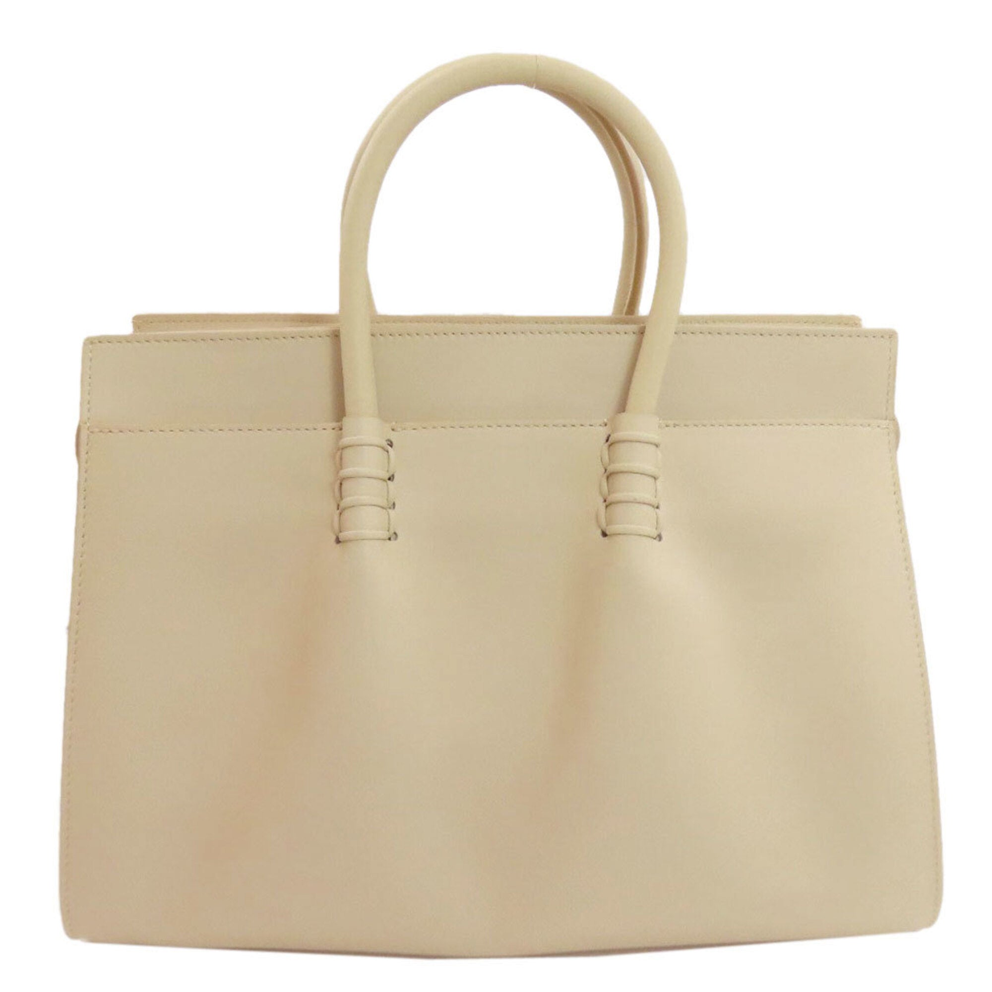 Tod's Ivory Leather Handbag (Pre-Owned)