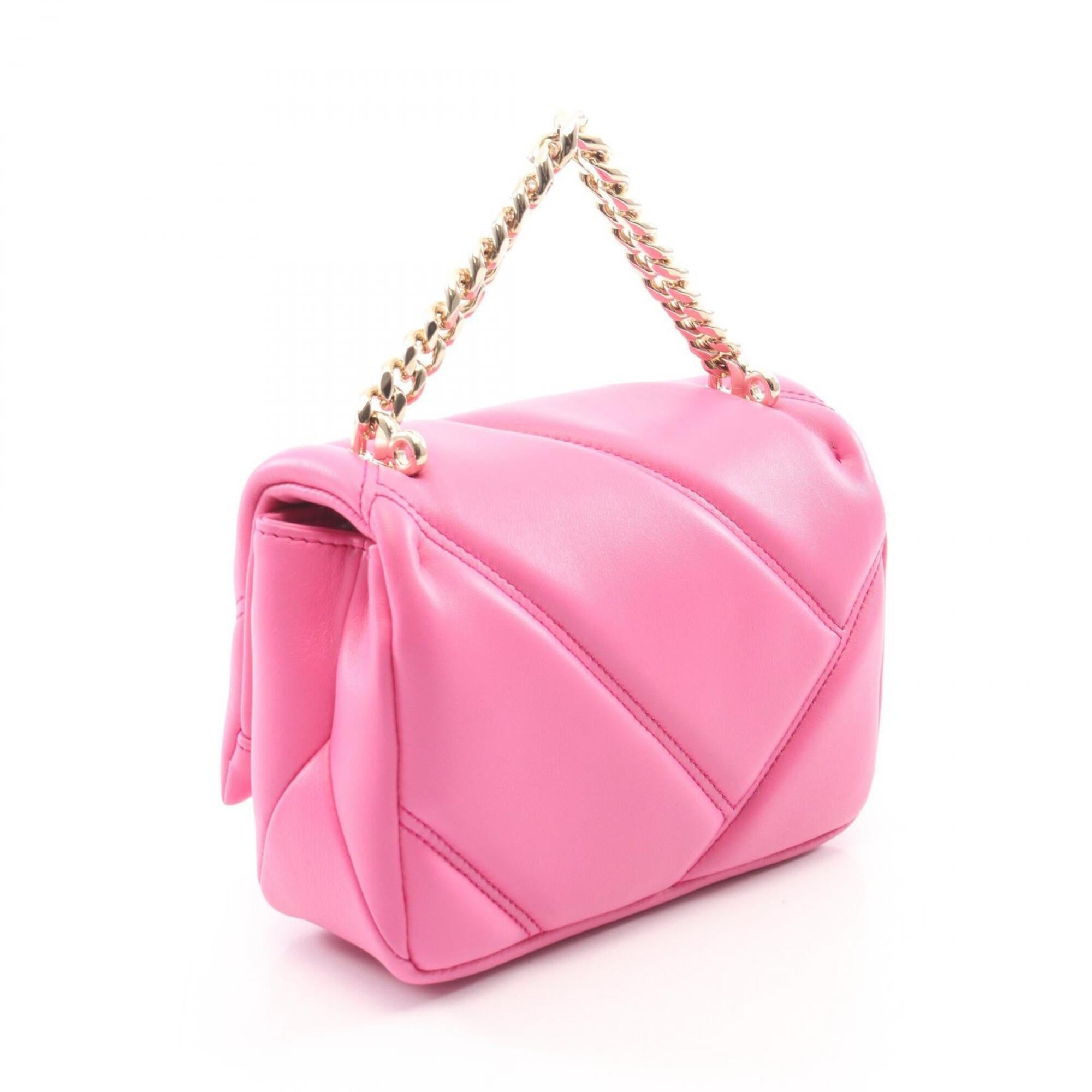 Bvlgari Pink Leather Handbag (Pre-Owned)
