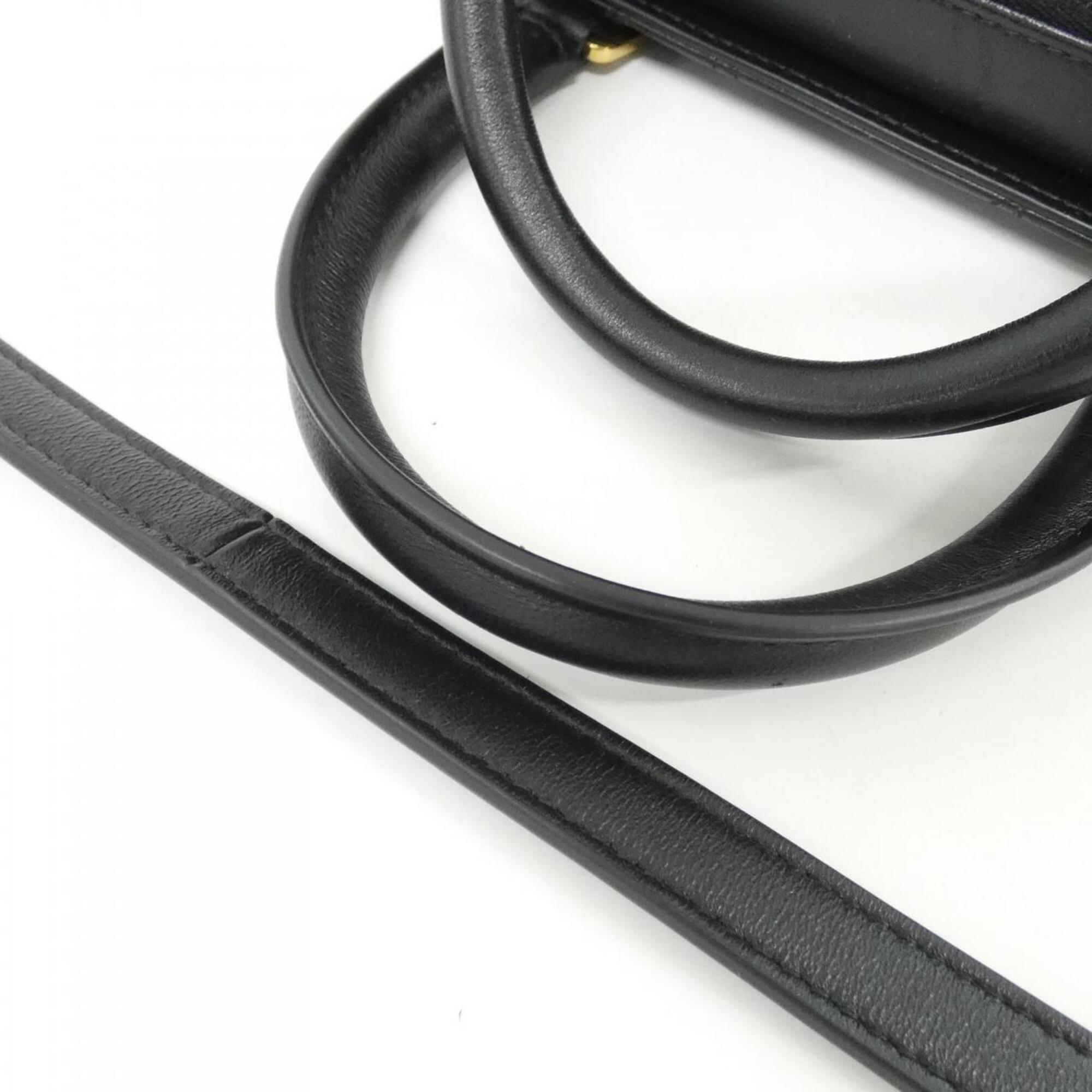 Christian Dior Black Leather Handbag (Pre-Owned)