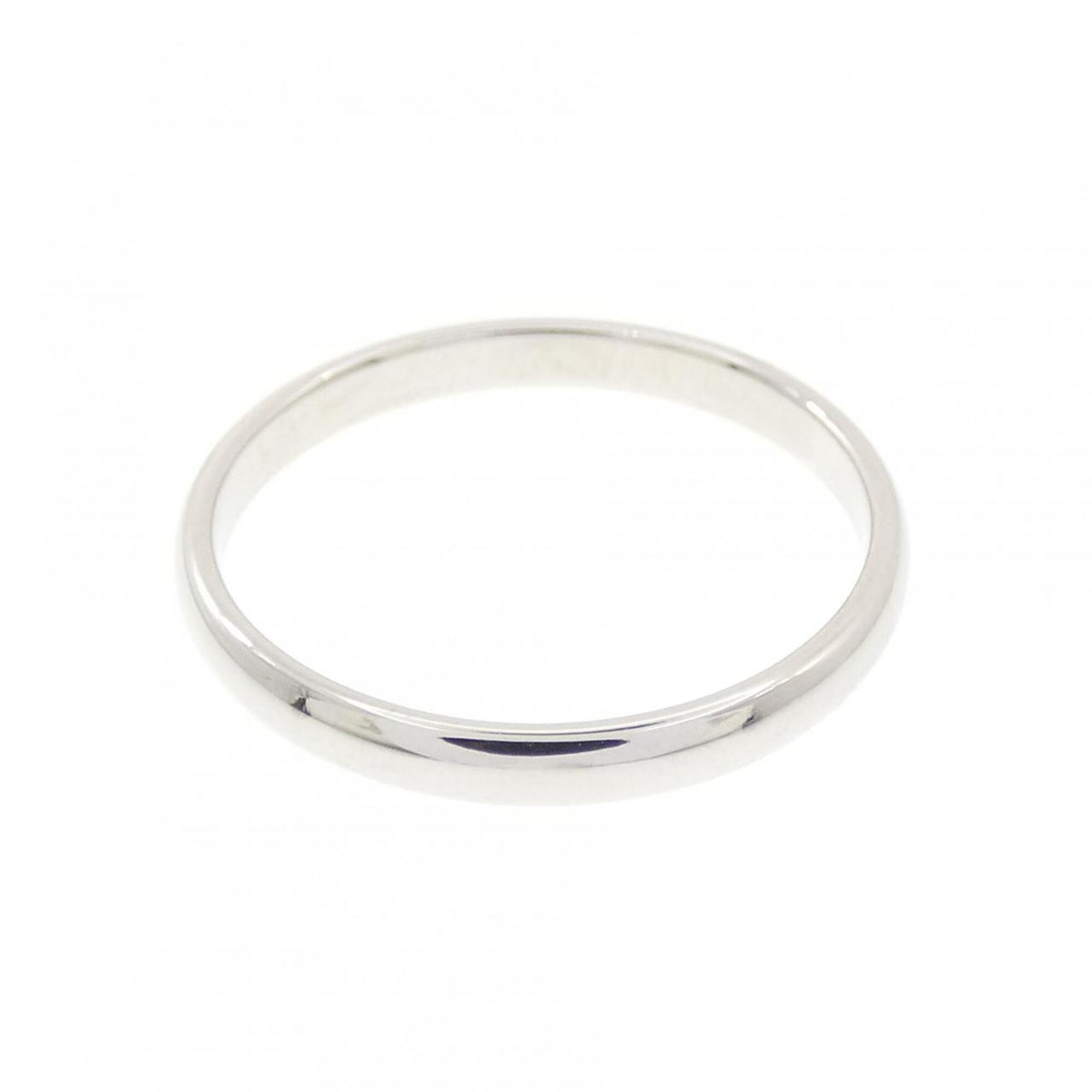 Tiffany Silver Platinum 950 Band Ring (Pre-Owned)