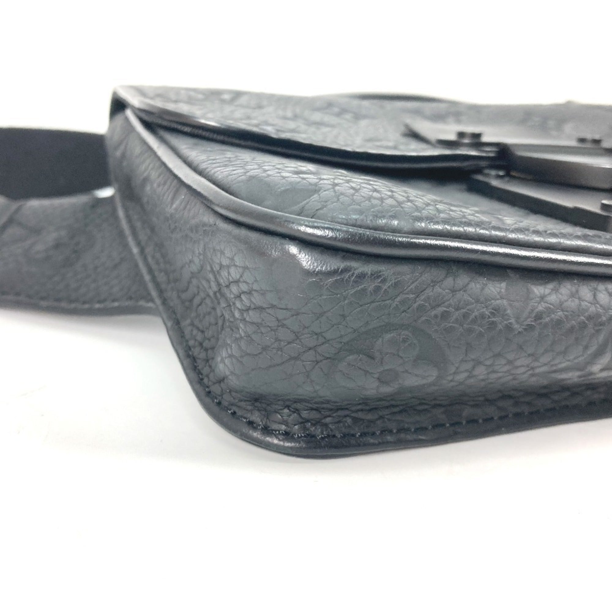 Louis Vuitton Black Galle Monogram Empreinte Shoulder Bag Sling Bag (Pre-Owned)